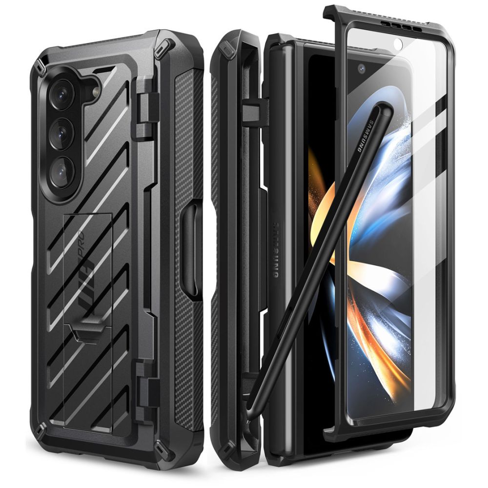 Unicorn Beetle Pro Pen Case Samsung Galaxy Z Fold 5 Schwarz