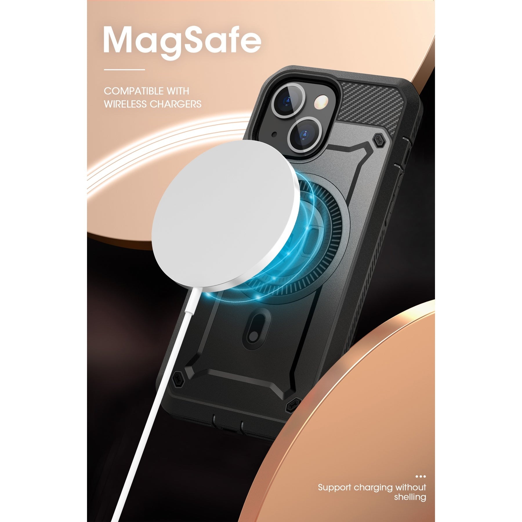 Unicorn Beetle Pro MagSafe Case iPhone 15 schwarz
