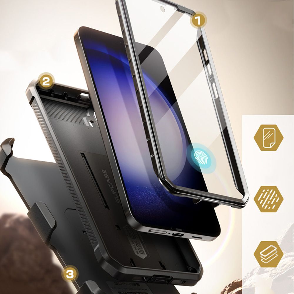 Unicorn Beetle Pro Case Samsung Galaxy S24 schwarz