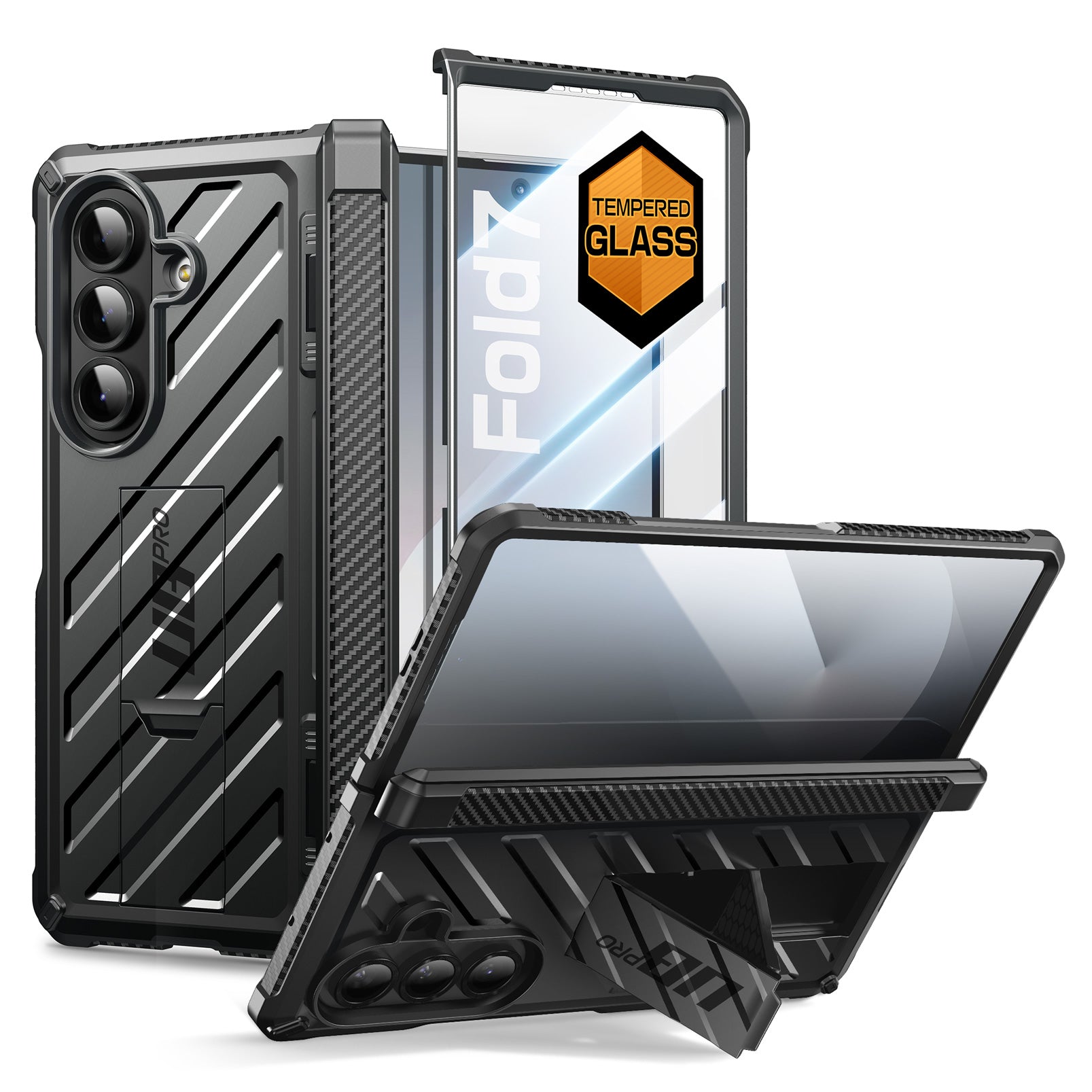 Unicorn Beetle Pro Case Samsung Galaxy Z Fold 7 Schwarz