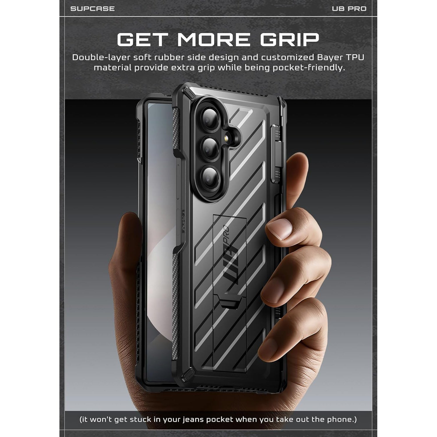 Unicorn Beetle Pro Case Samsung Galaxy Z Fold 7 Schwarz