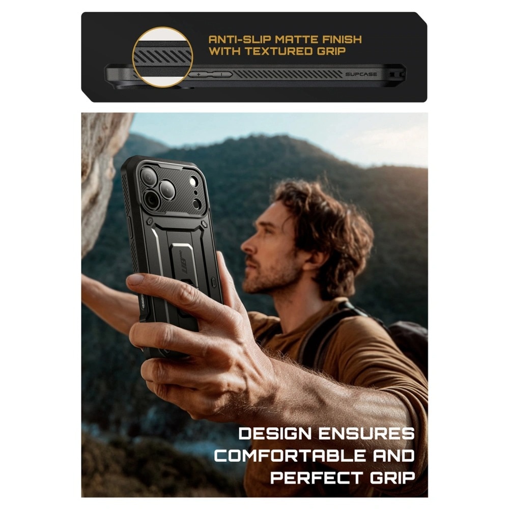 Unicorn Beetle Pro Case iPhone 17 Pro schwarz