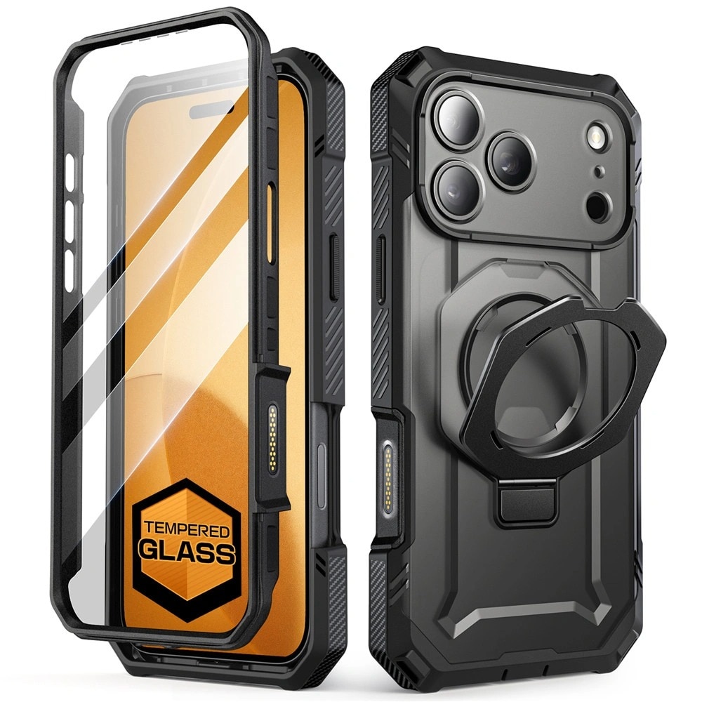 Unicorn Beetle Grip Pro MagSafe Hülle iPhone 17 Pro schwarz