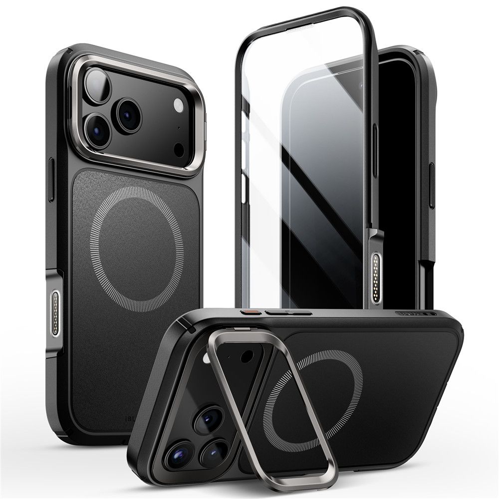 Ares Flip MagSafe Hülle iPhone 17 Pro schwarz
