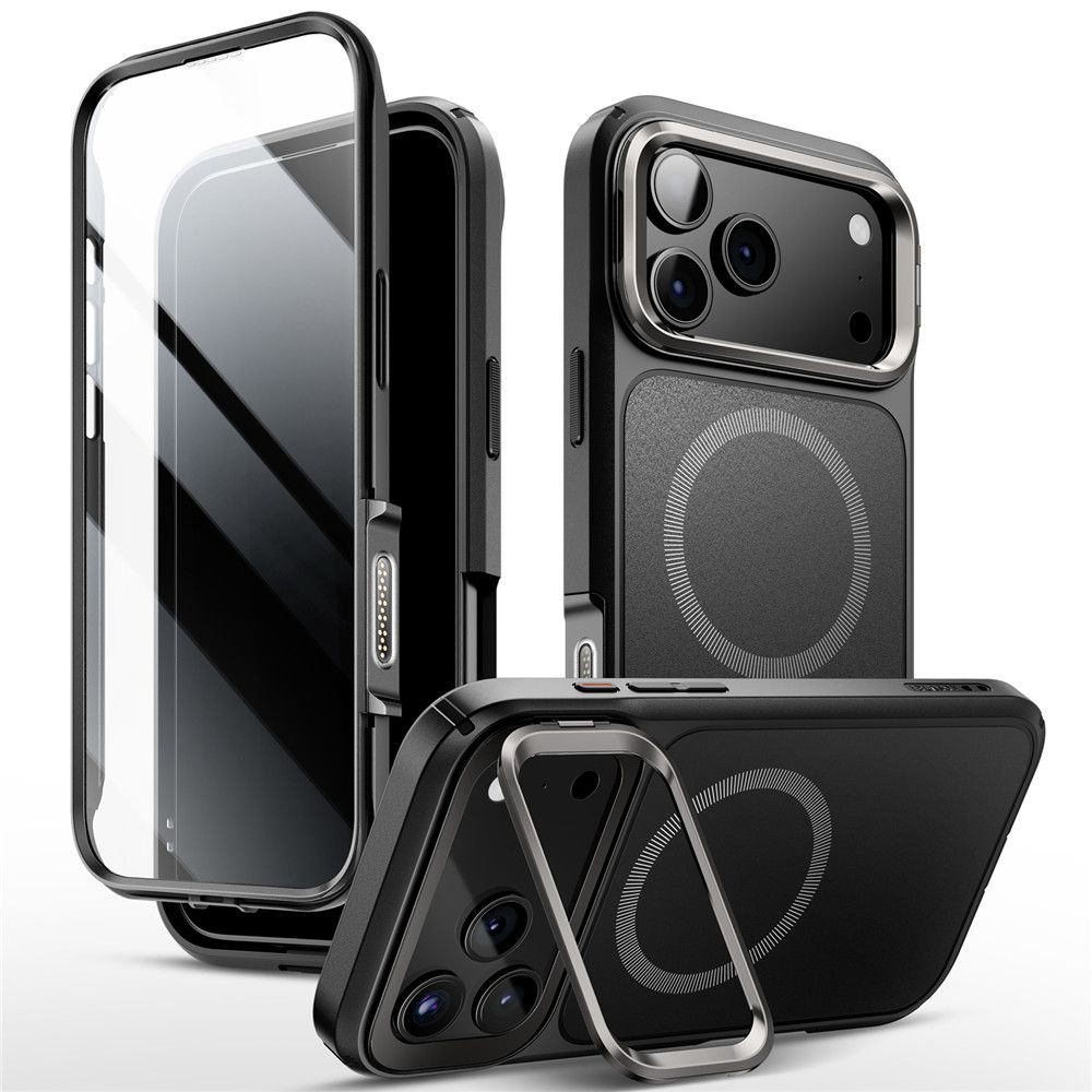Ares Flip MagSafe Hülle iPhone 17 Pro schwarz