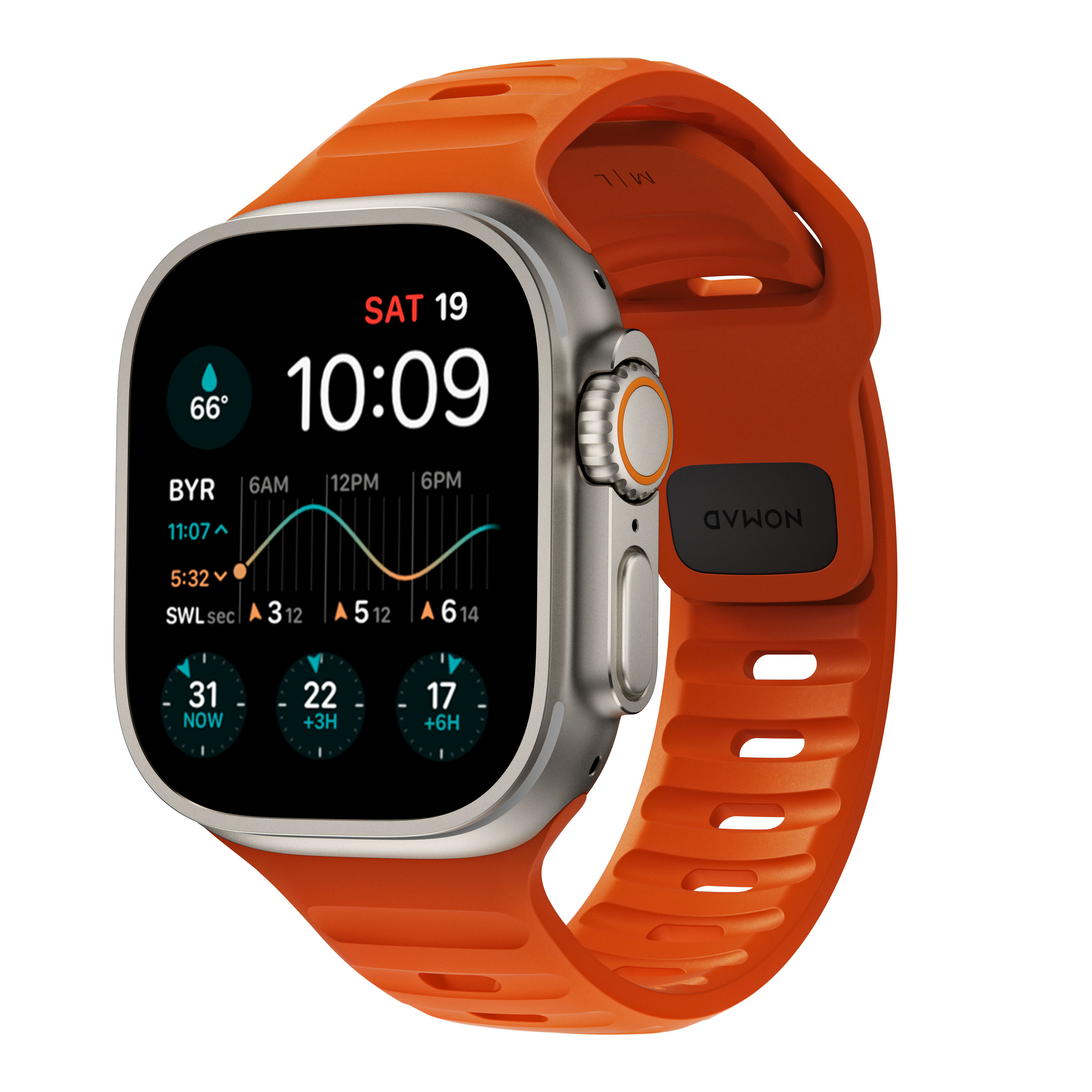 Apple Watch 42mm Sport Band Ultra Orange