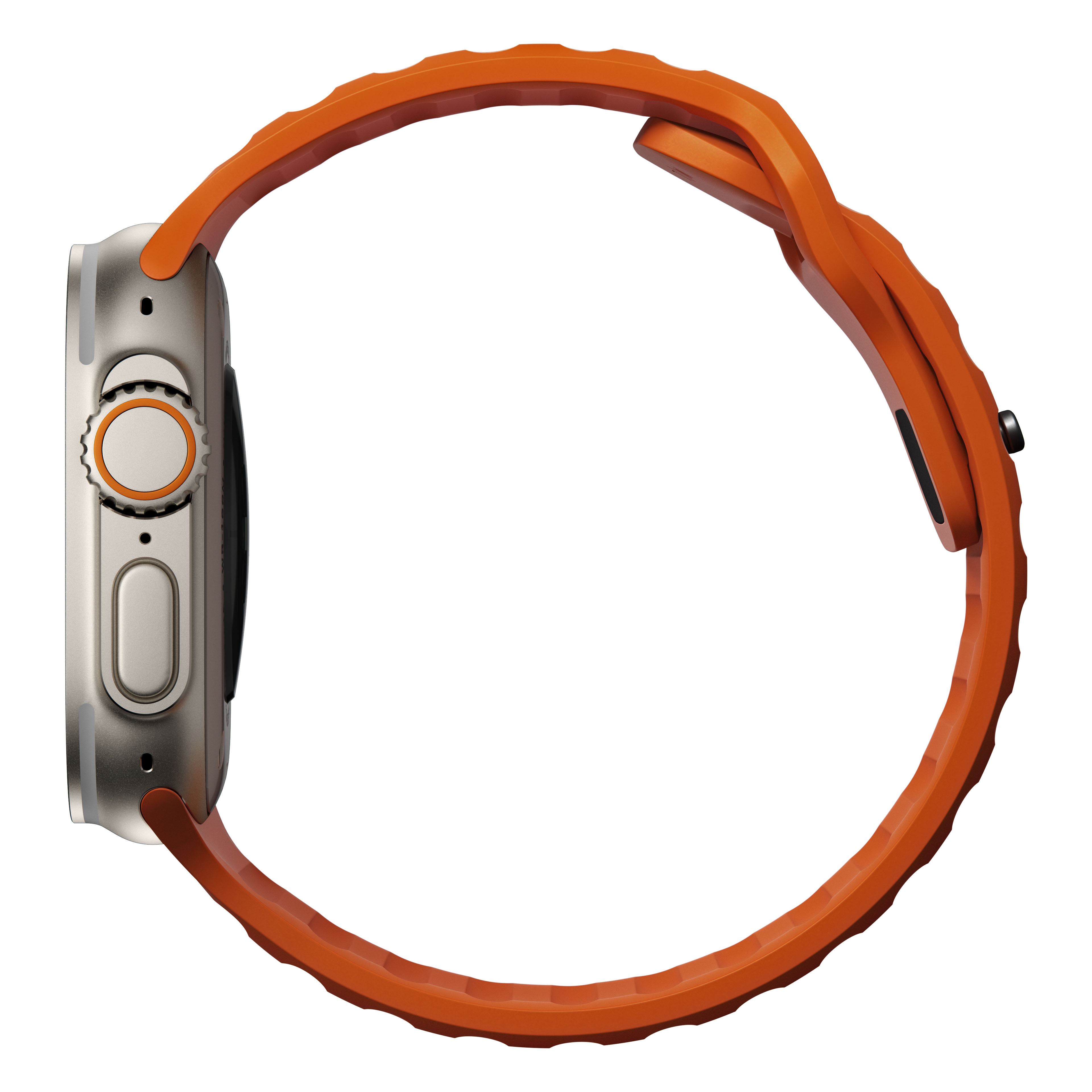 NOMAD apple watch バンド Ultra Orange - ラバーベルト