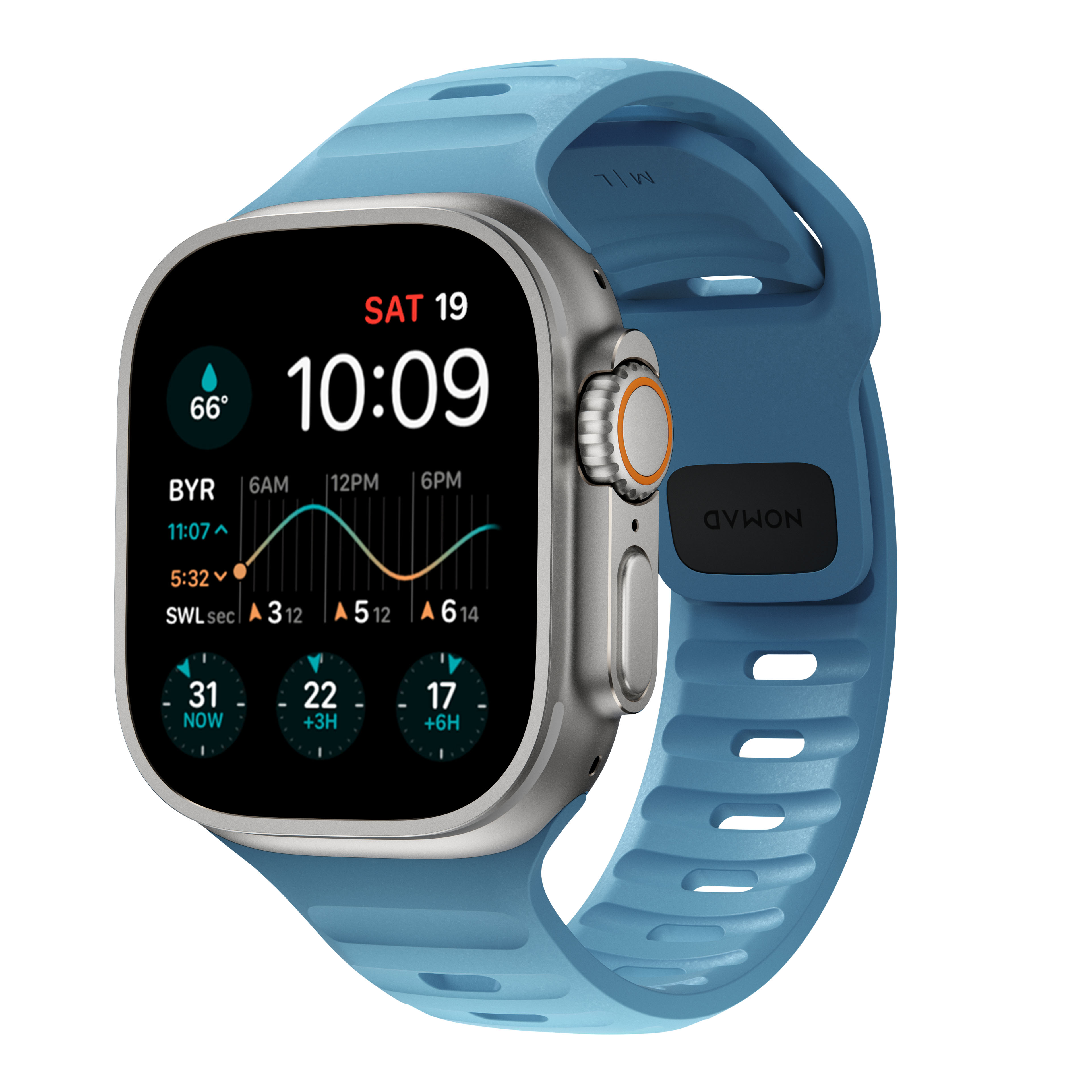 Apple Watch 44mm Sport Band Electric Blue