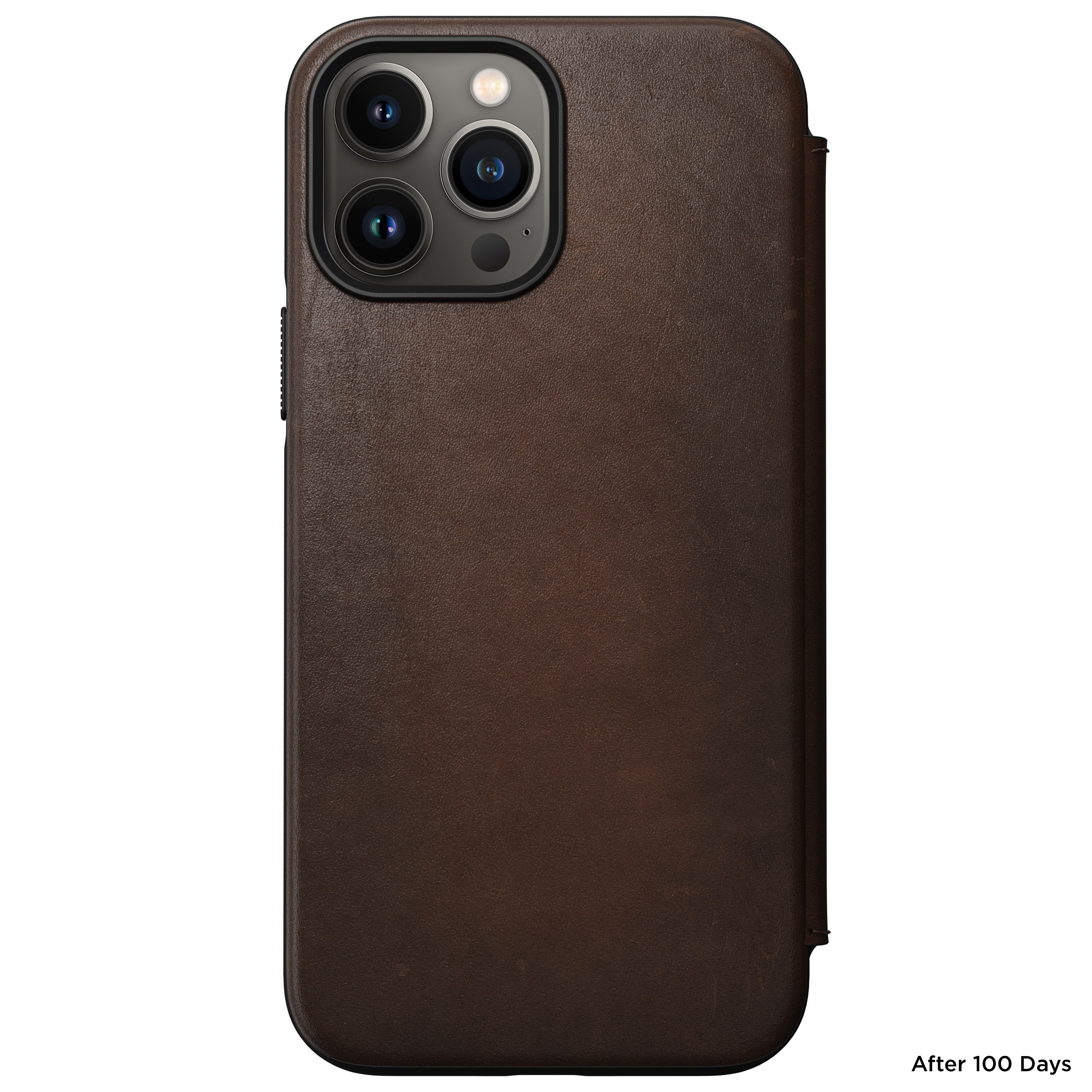 iPhone 13 Pro Max Modern Horween Leather Folio MagSafe Rustic Brown