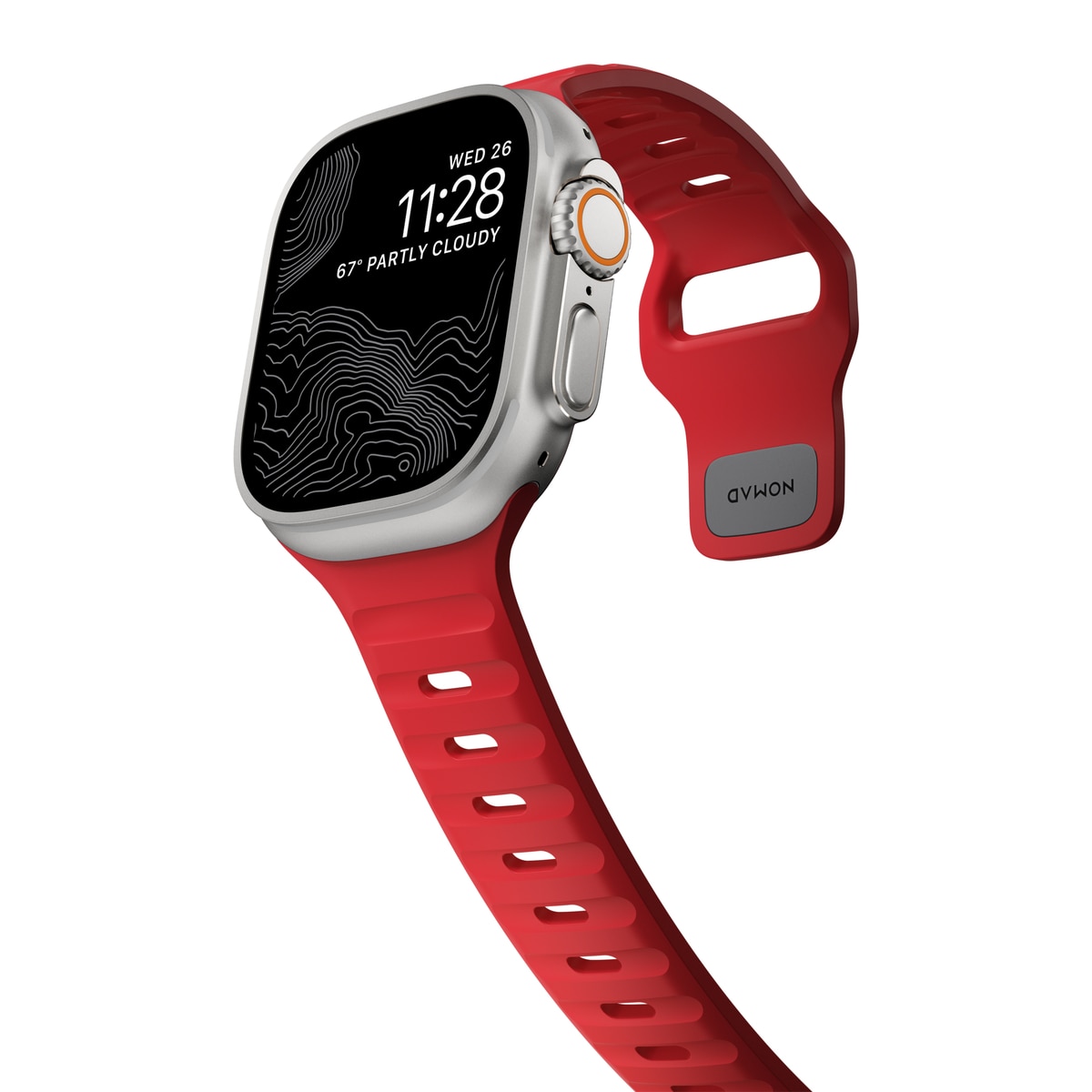 Apple Watch 42/44/45 mm Sport Band Night Watch Red - Limited edition