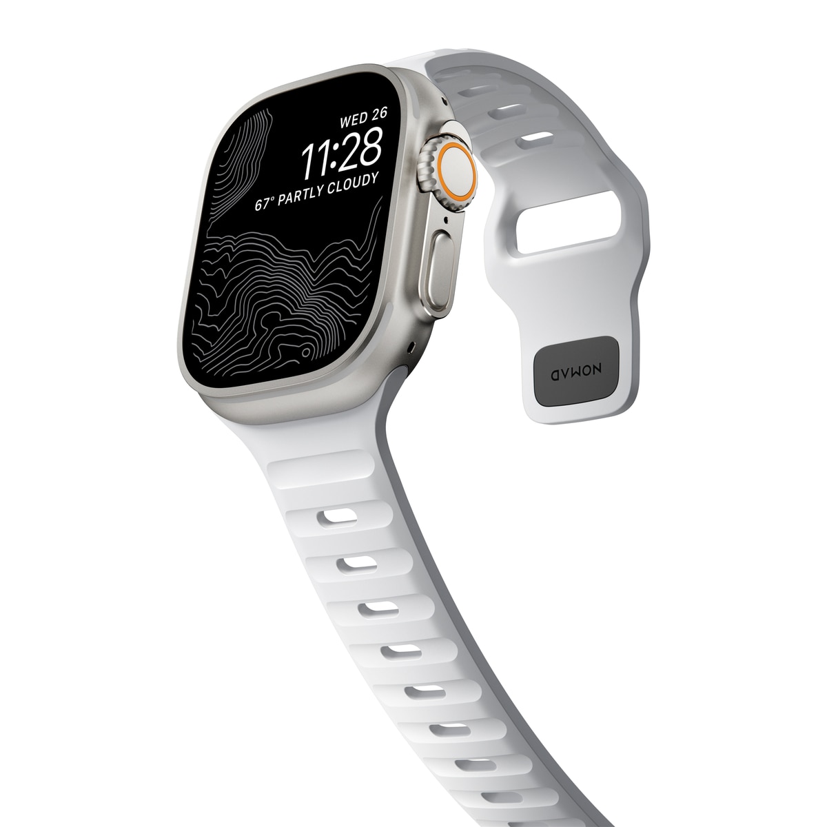 Apple Watch Series 10 46mm Sport Band White