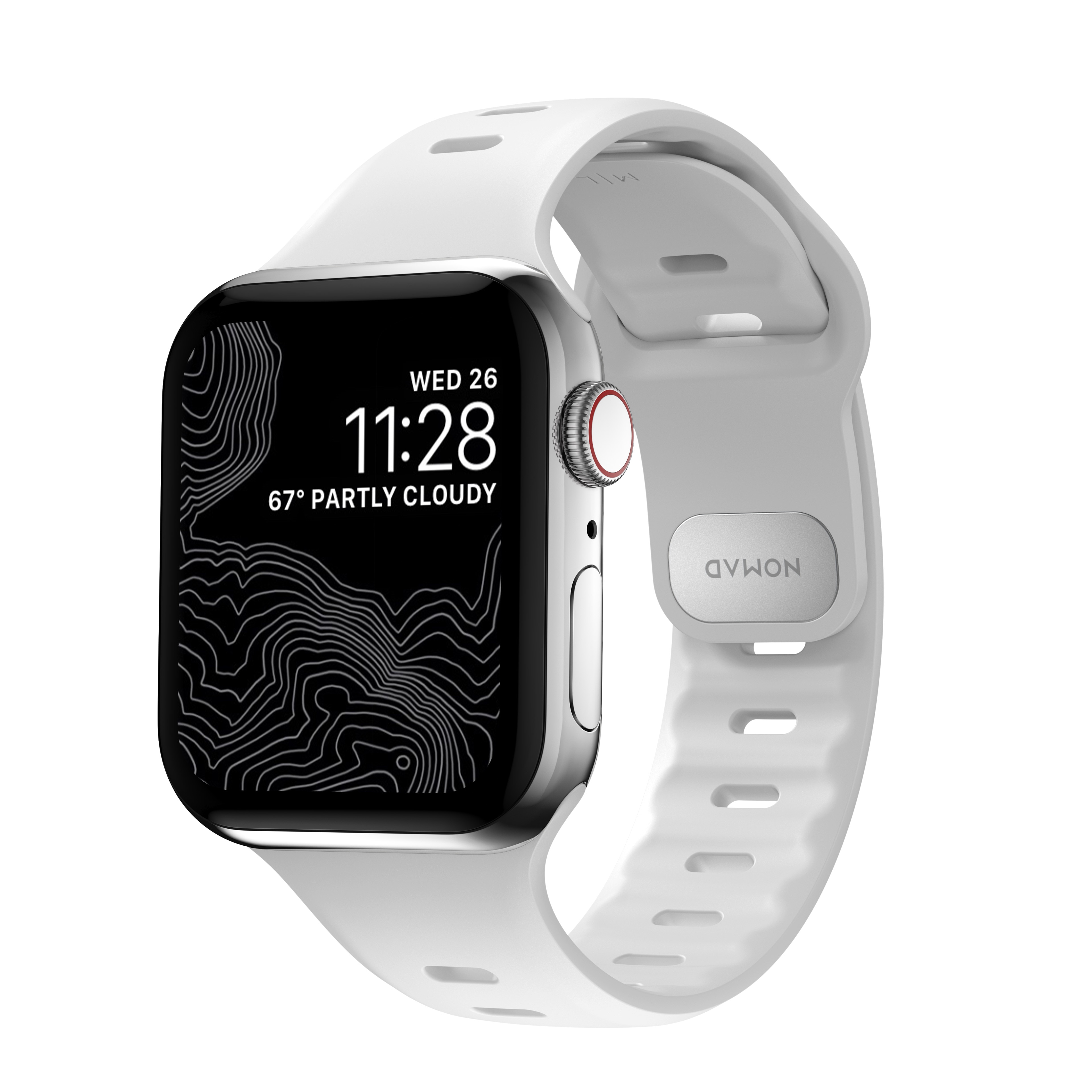 Apple Watch 42/44/45/49 mm Sport Band Slim White