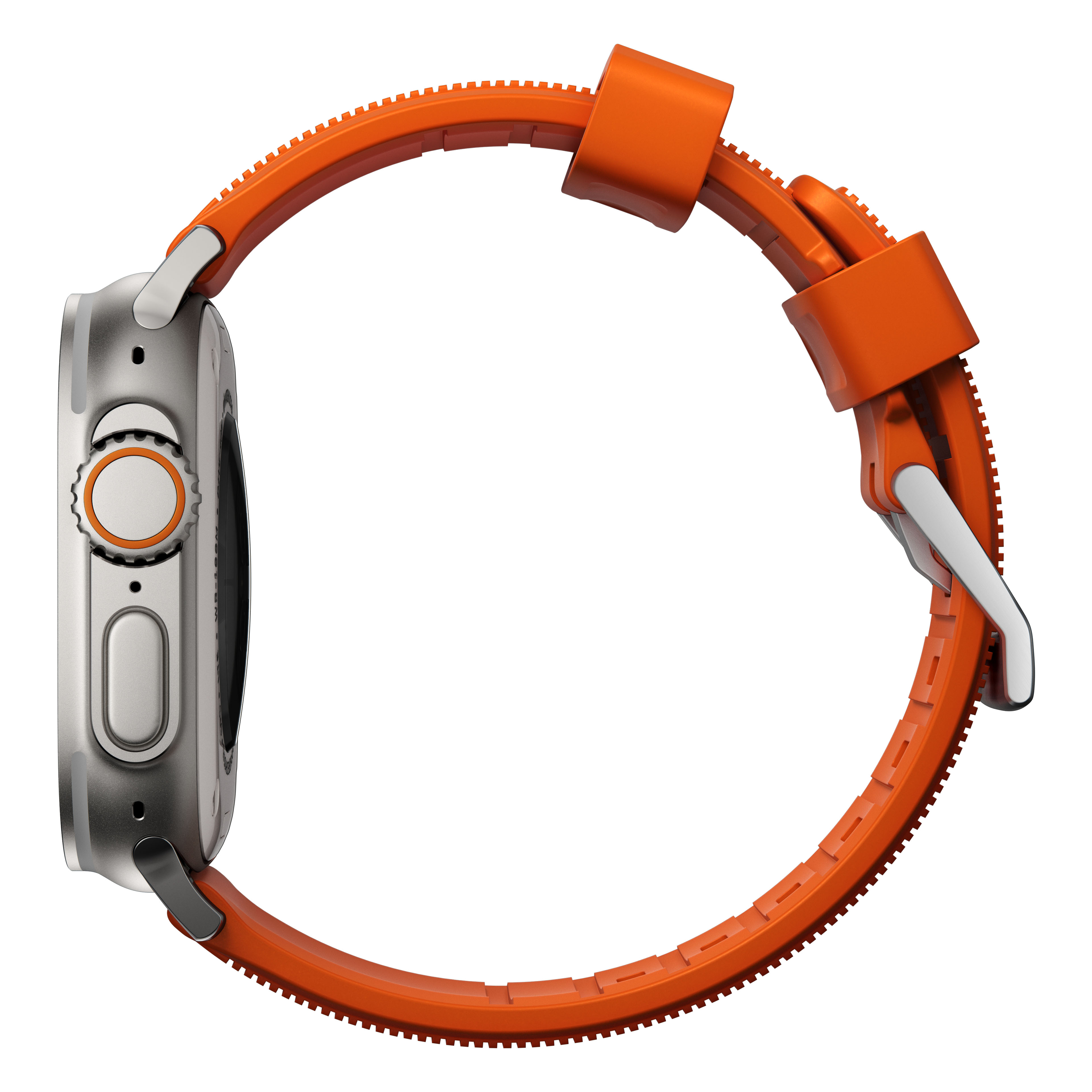 Apple Watch Ultra 2 49mm Rugged Band Ultra Orange (Silver Hardware)