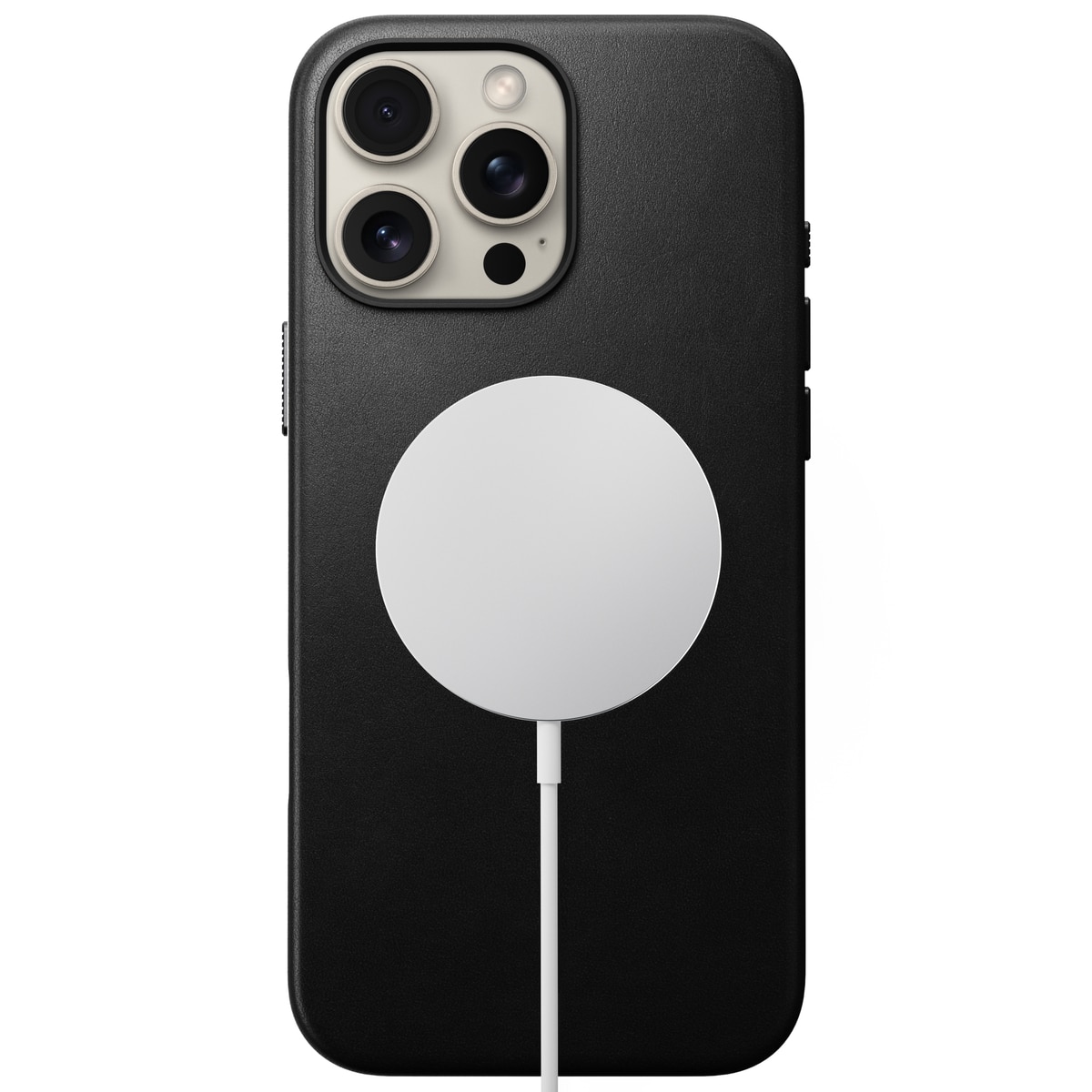 iPhone 16 Pro Max Traditional Leather Case MagSafe Black
