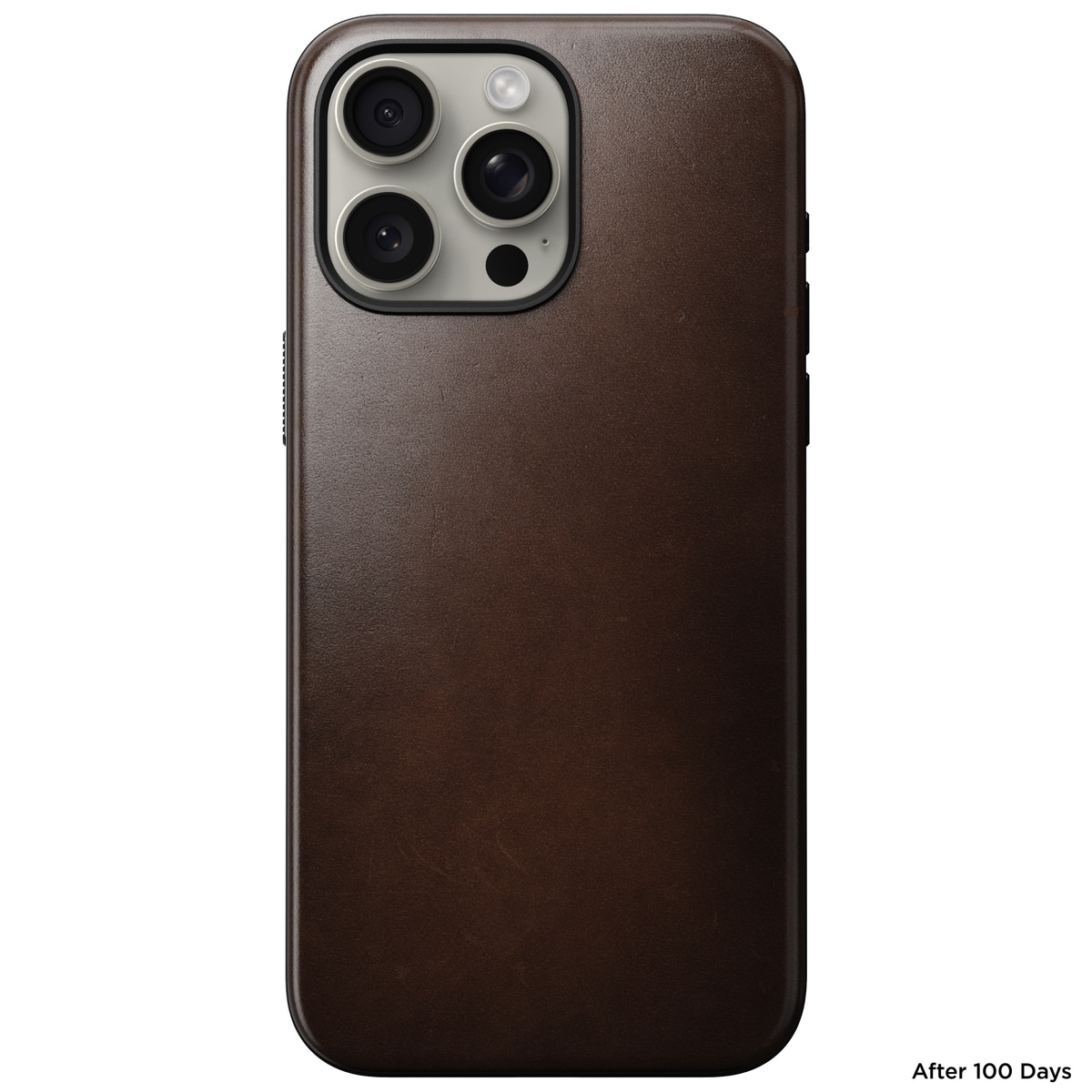 iPhone 15 Pro Max Modern Case Horween Leather MagSafe Rustic Brown