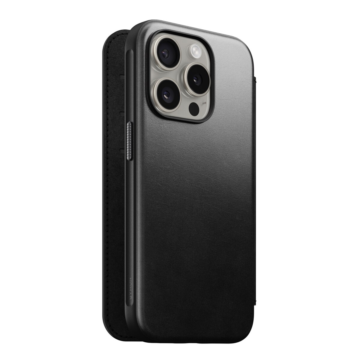 iPhone 15 Pro Modern Horween Leather Folio MagSafe Black