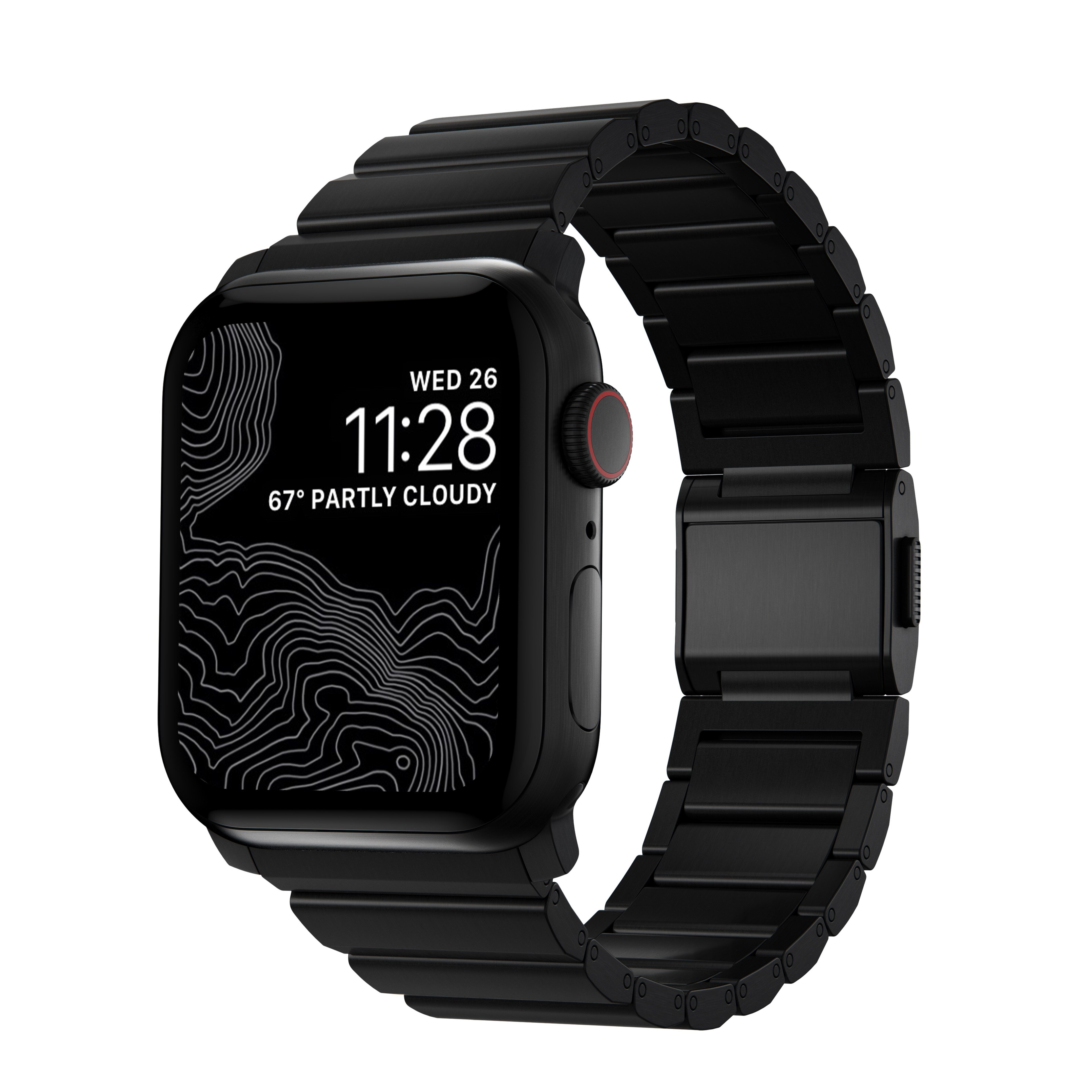 Titanium Band Apple Watch 45mm Series 8 Black