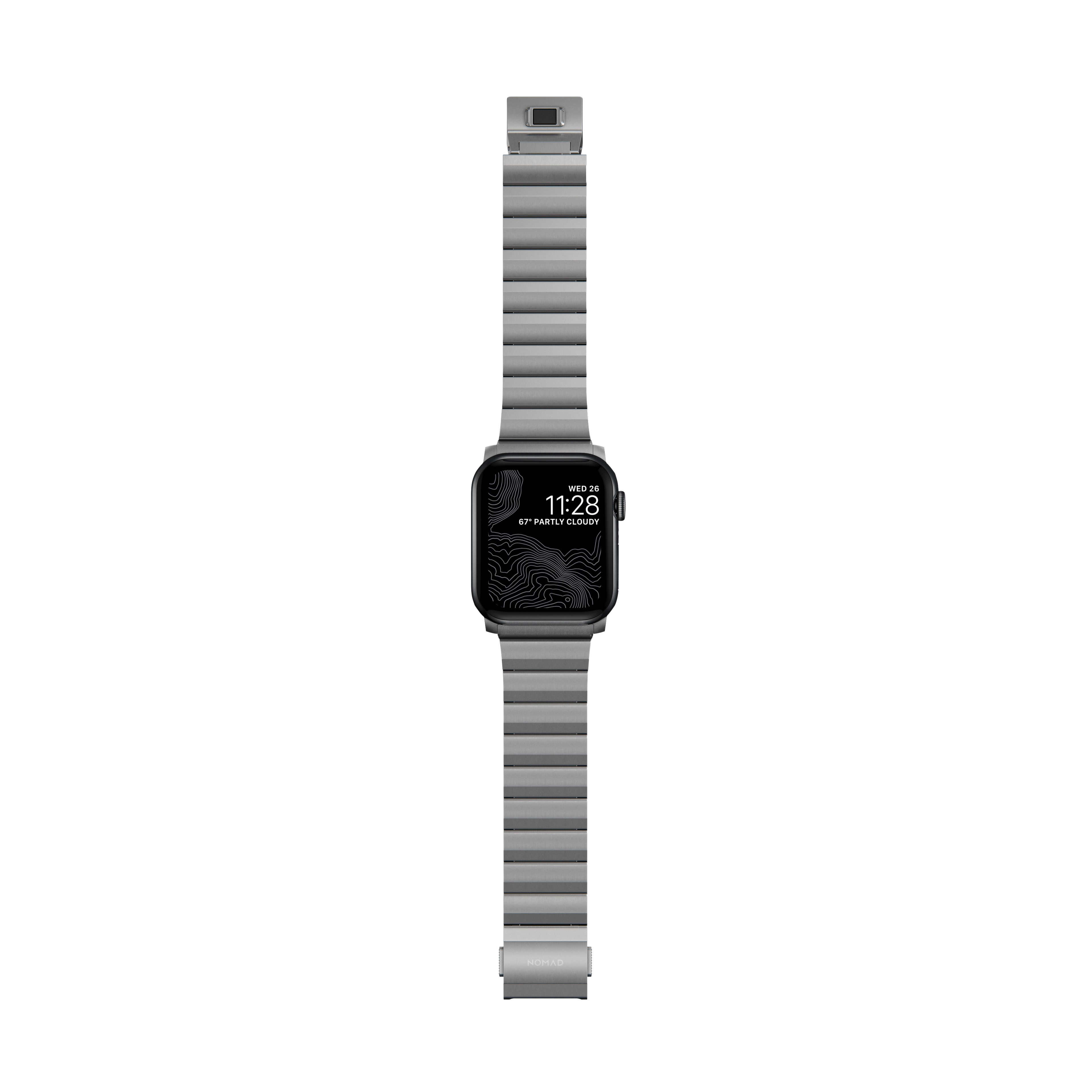 Titanium Band Apple Watch 45mm Series 8 Silver