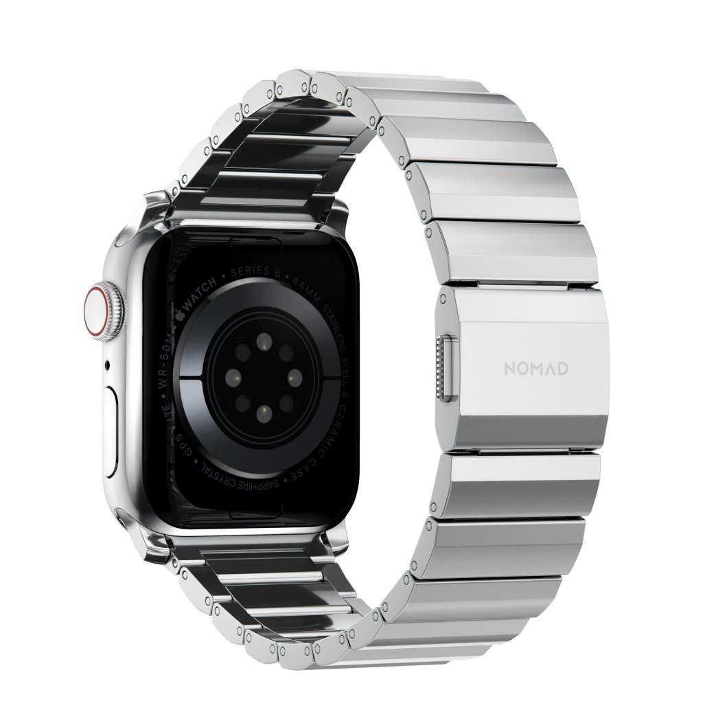 Steel Band Apple Watch 45mm Series 8 Silver