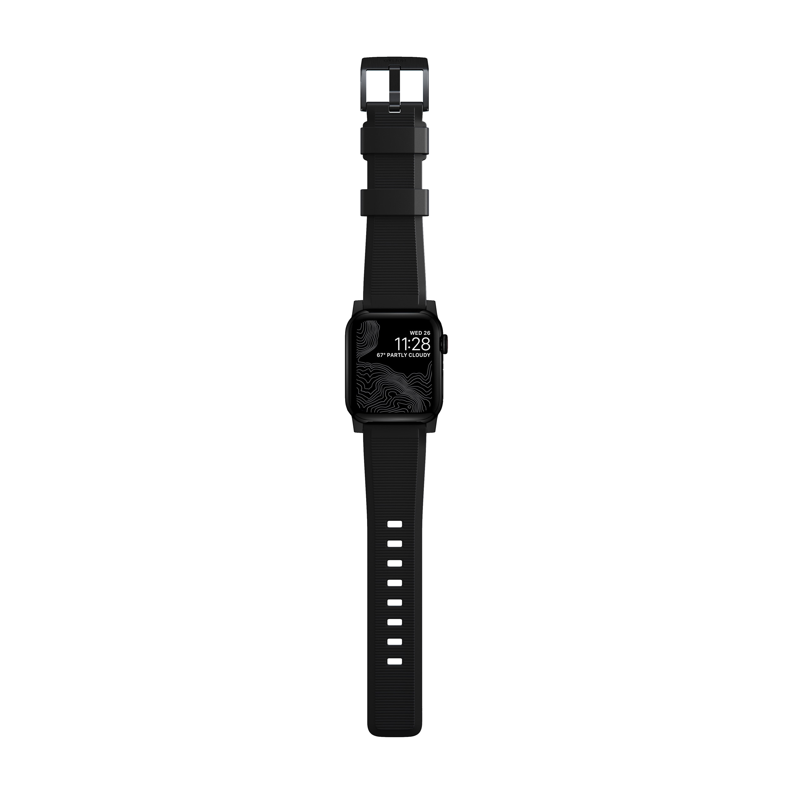 Apple Watch 41mm Series 8 Rugged Band Black (Black Hardware)