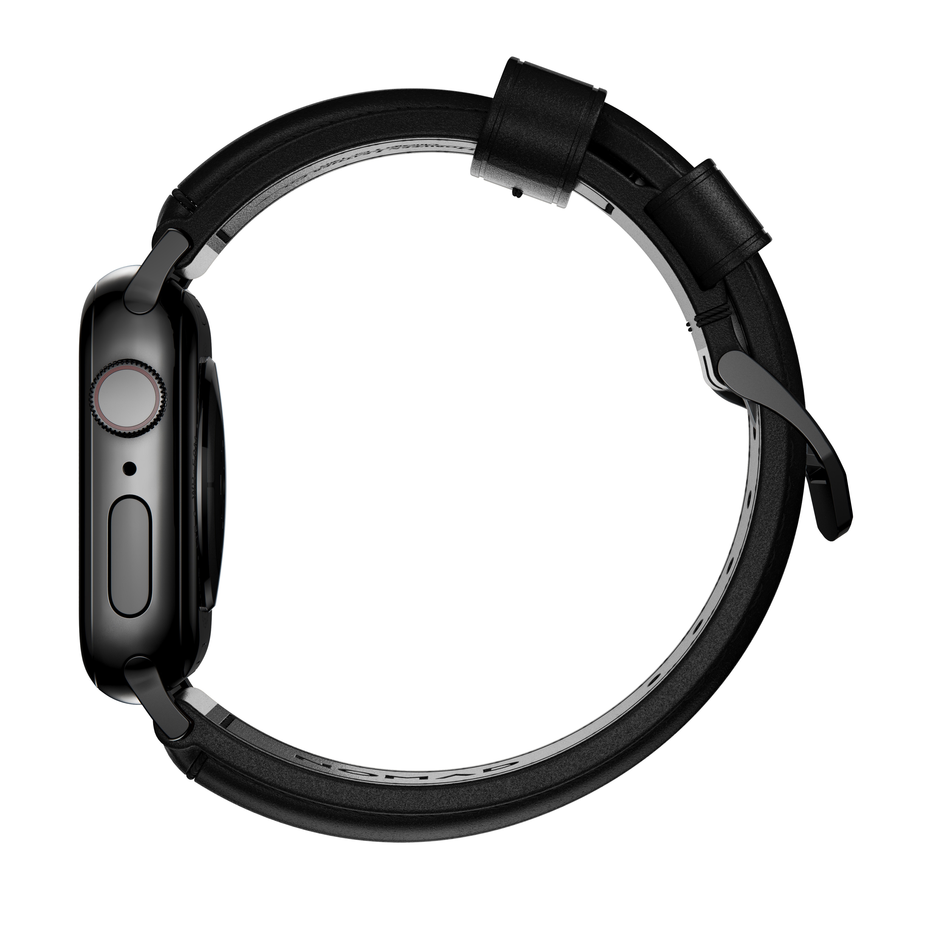 Traditional Band Apple Watch 41mm Series 8 Black (Black Hardware)