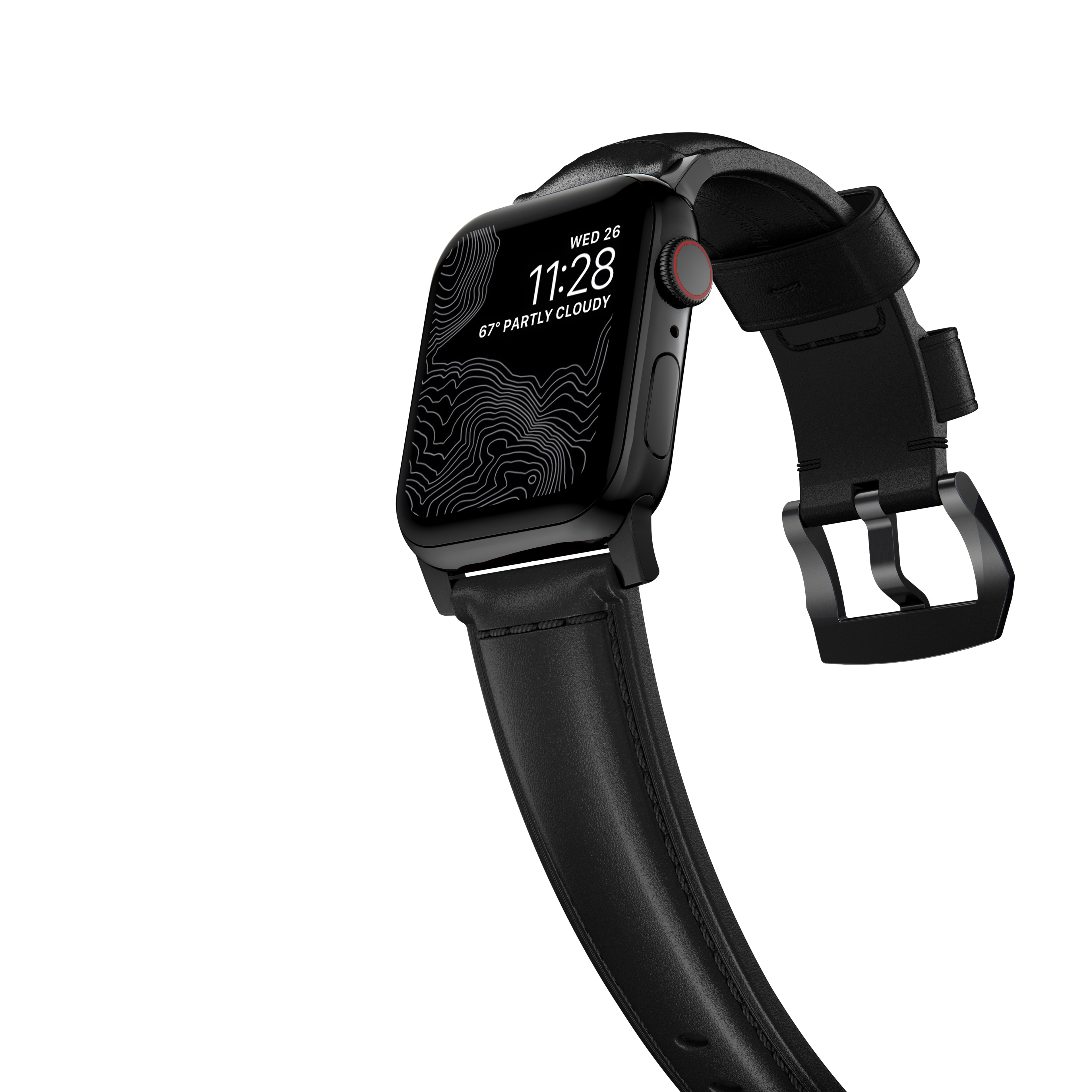 Traditional Band Apple Watch 40mm Black (Black Hardware)