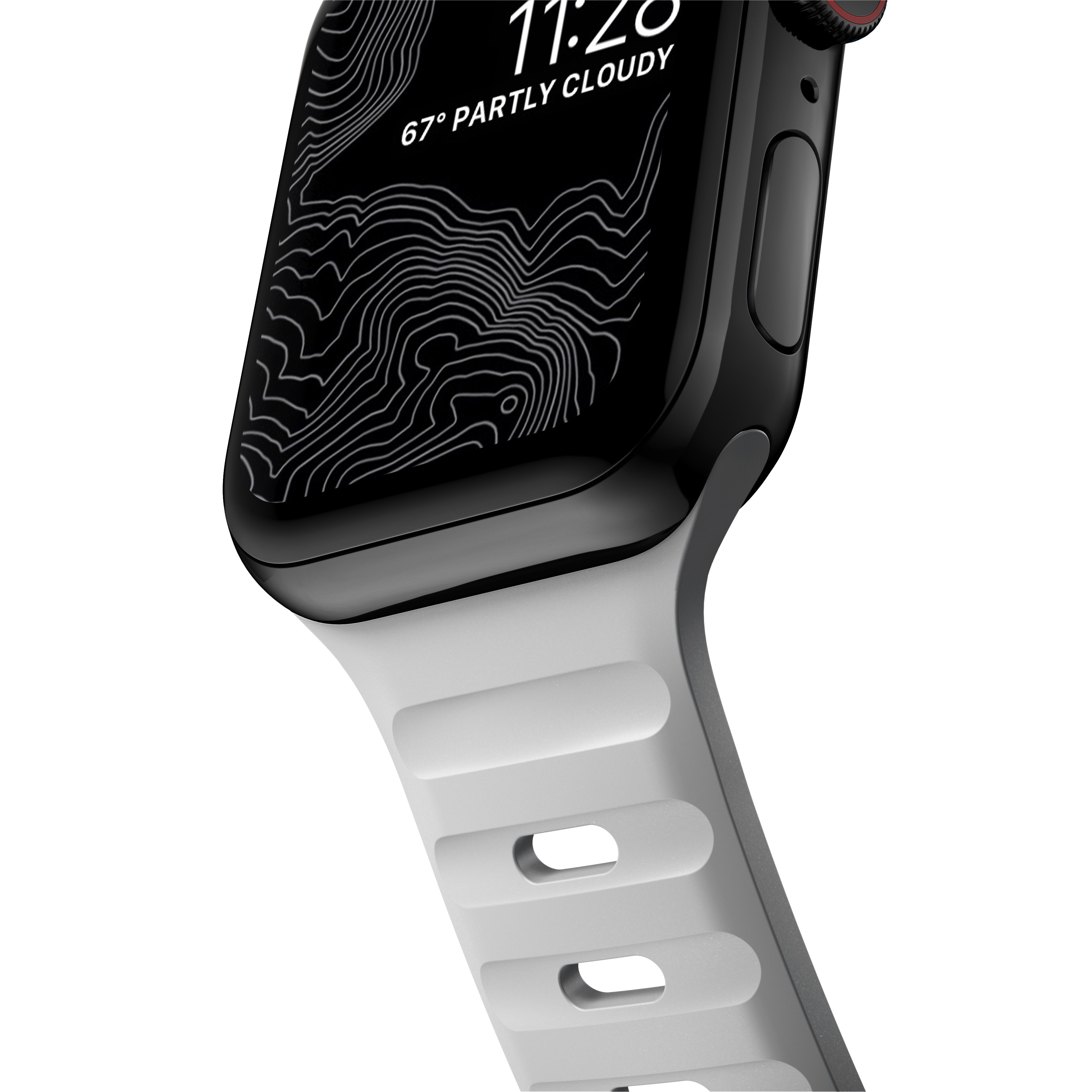 Apple Watch 45mm Series 8 Sport Band Lunar Gray