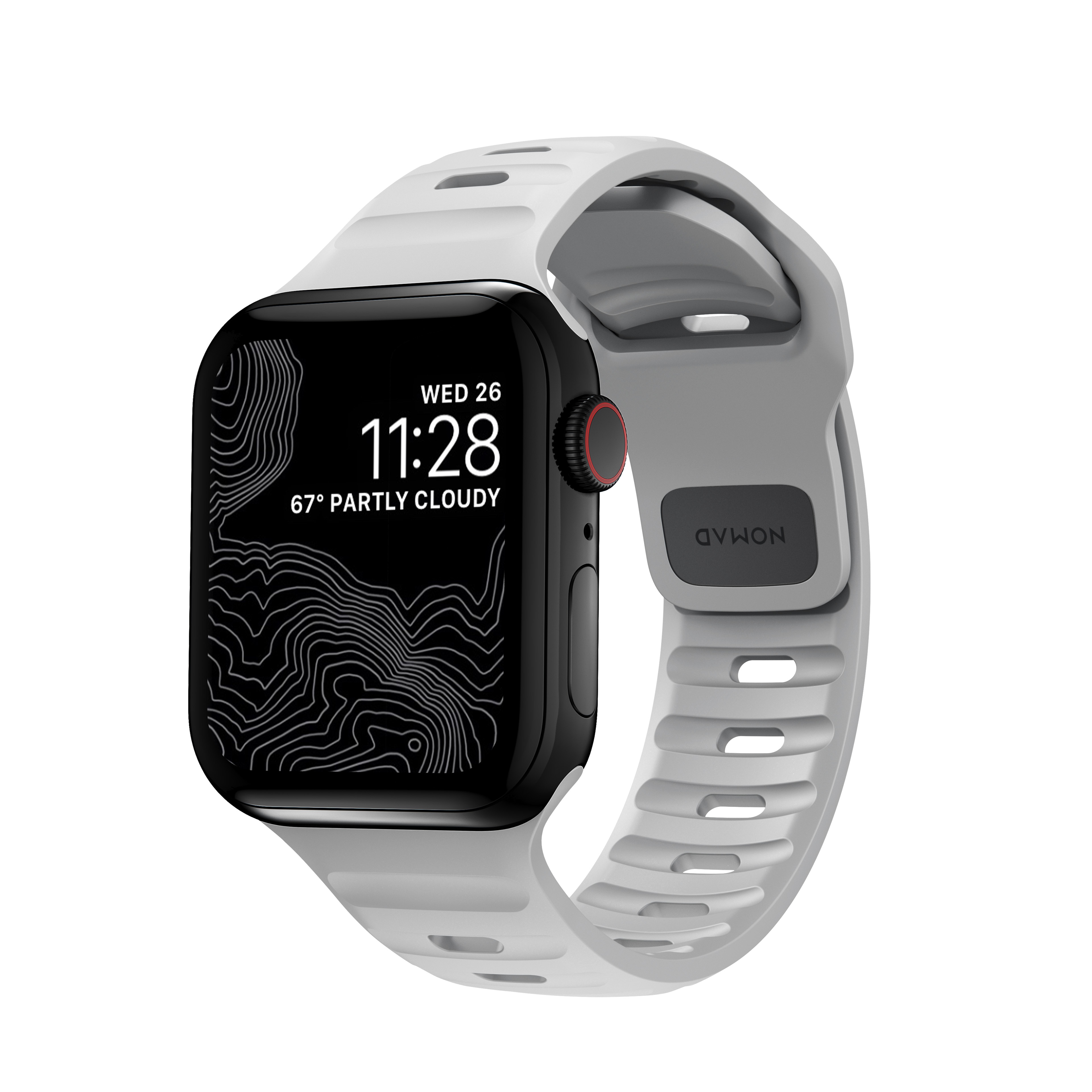 Apple Watch 41mm Series 9 Sport Band Lunar Gray