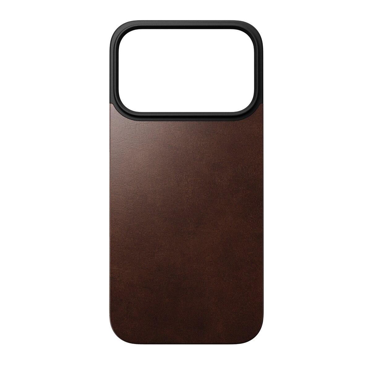 iPhone 17 Pro Max Magnetic Leather Back Rustic Brown