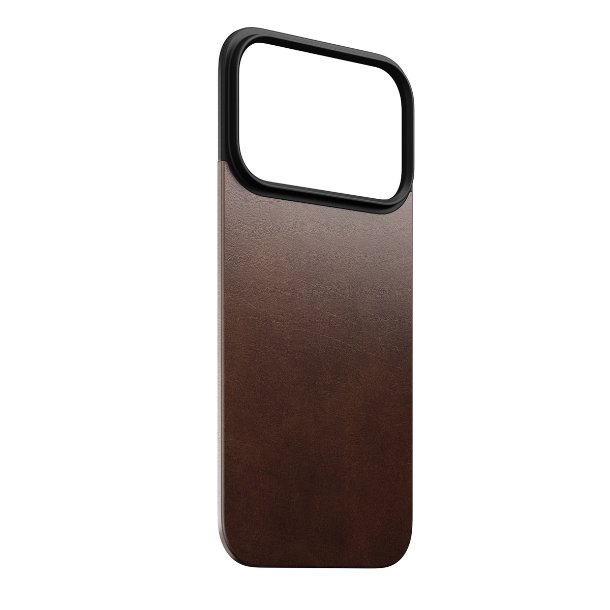 iPhone 17 Pro Max Magnetic Leather Back Rustic Brown