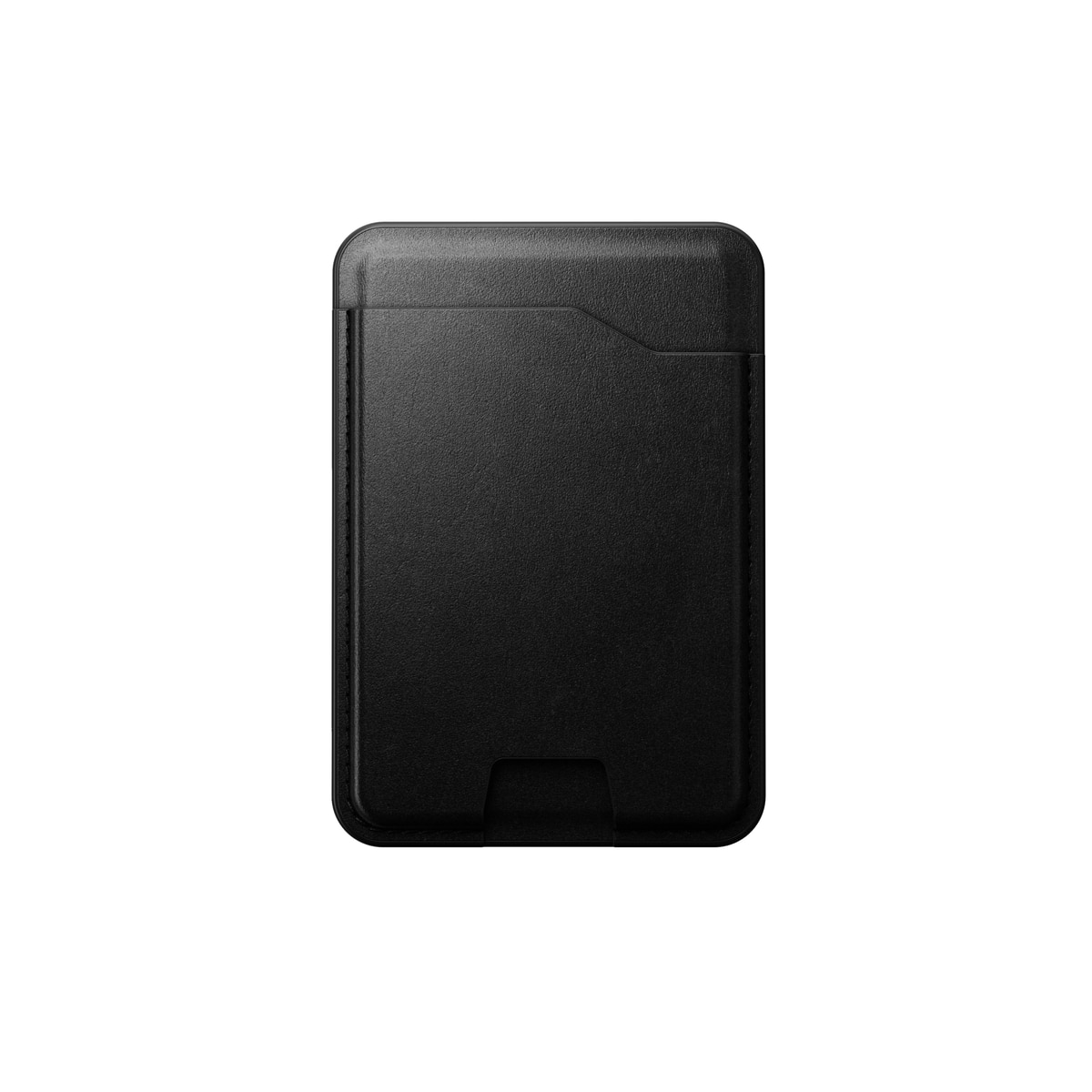 Mag Wallet with Tracking Horween Leather  Schwarz