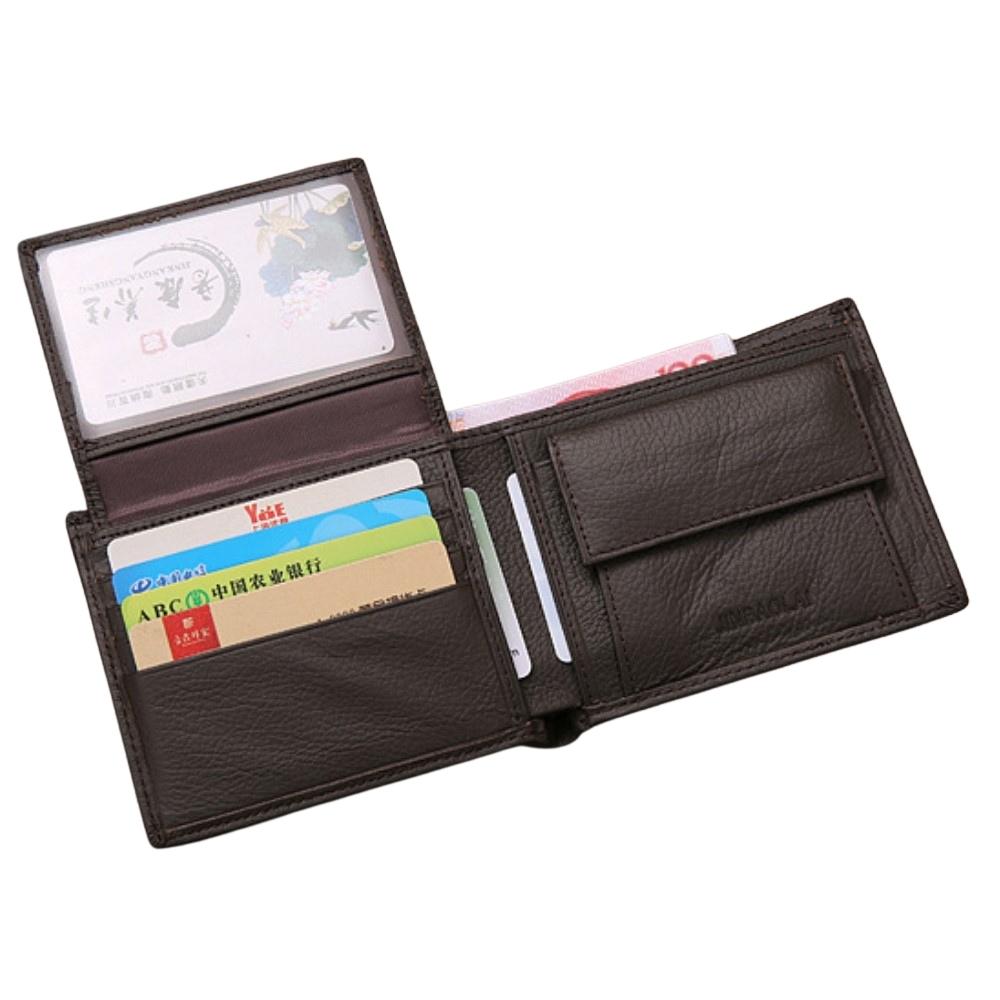 Leather Wallet Braun