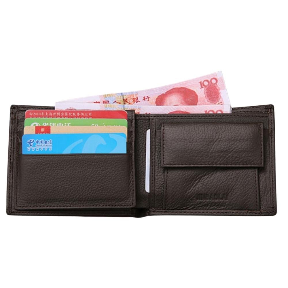 Leather Wallet Braun