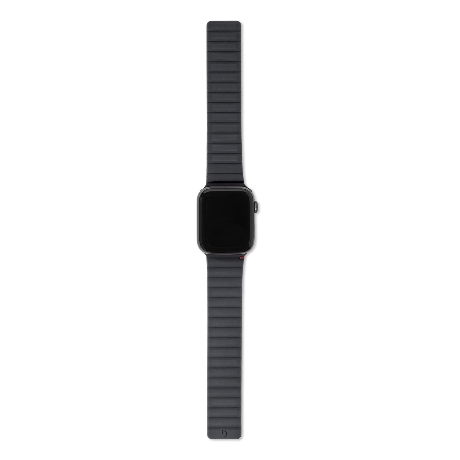 Silicone Magnetic Traction Strap Lite Apple Watch 45mm Series 8 Charcoal