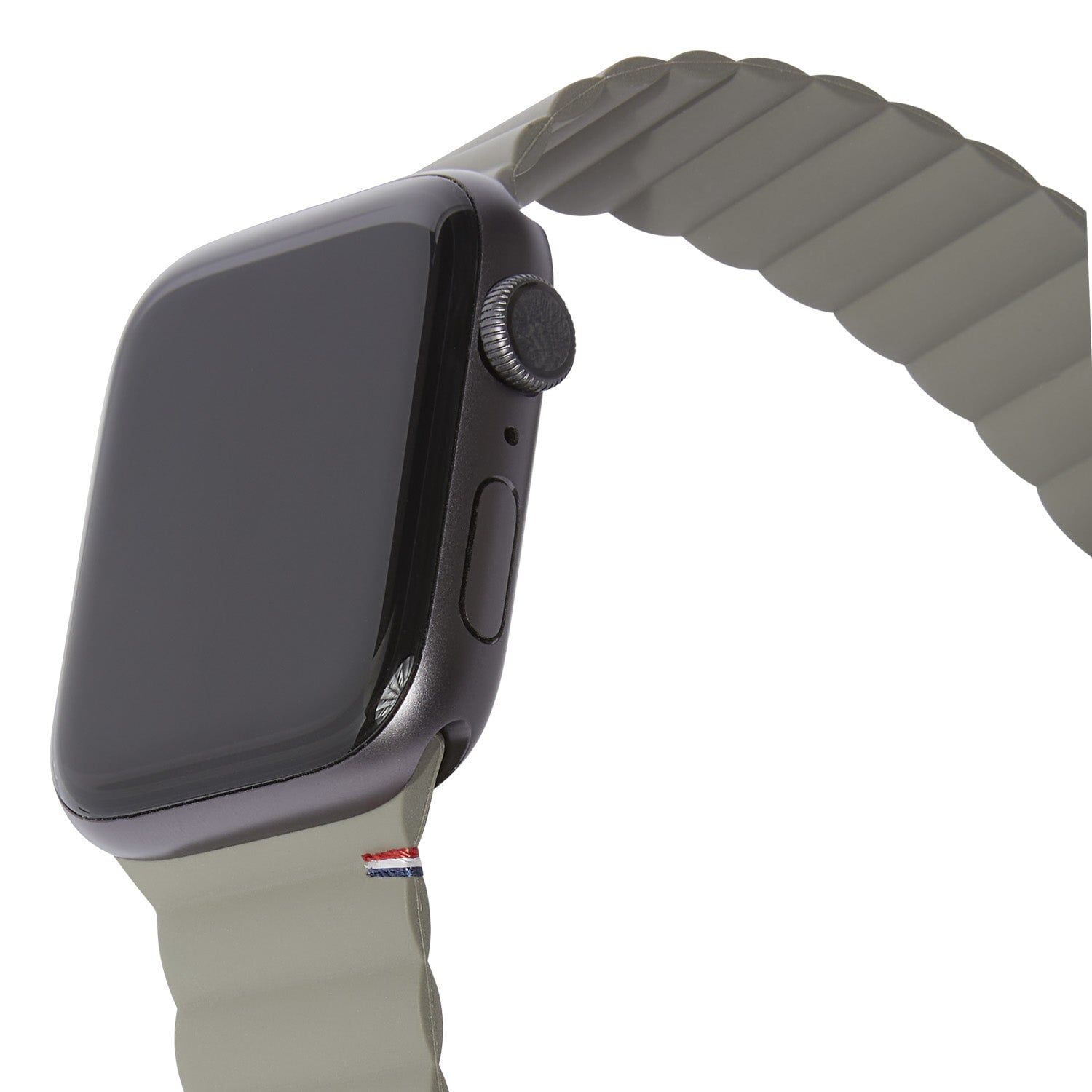 Silicone Magnetic Traction Strap Lite Apple Watch SE 44mm Olive