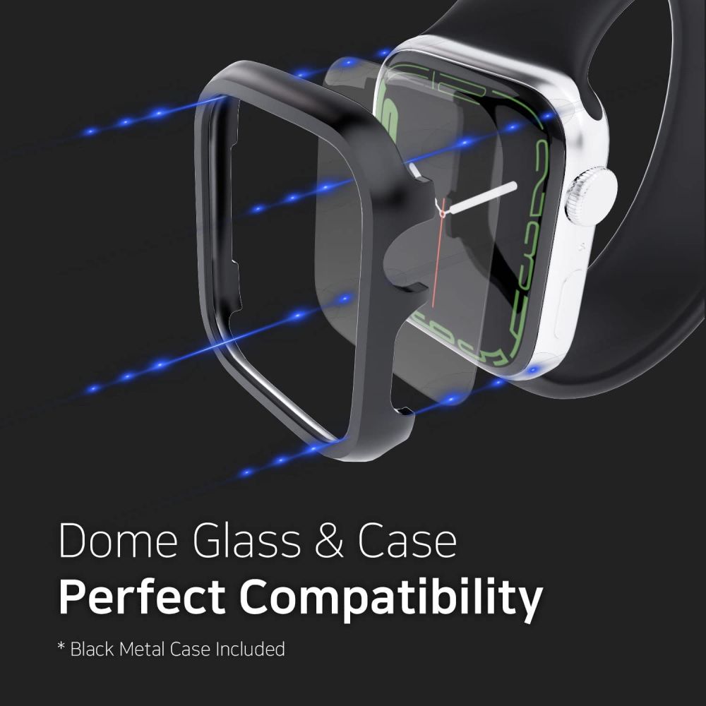 Dome Glass Screen Protector (2 Stück) Apple Watch 41mm Series 7