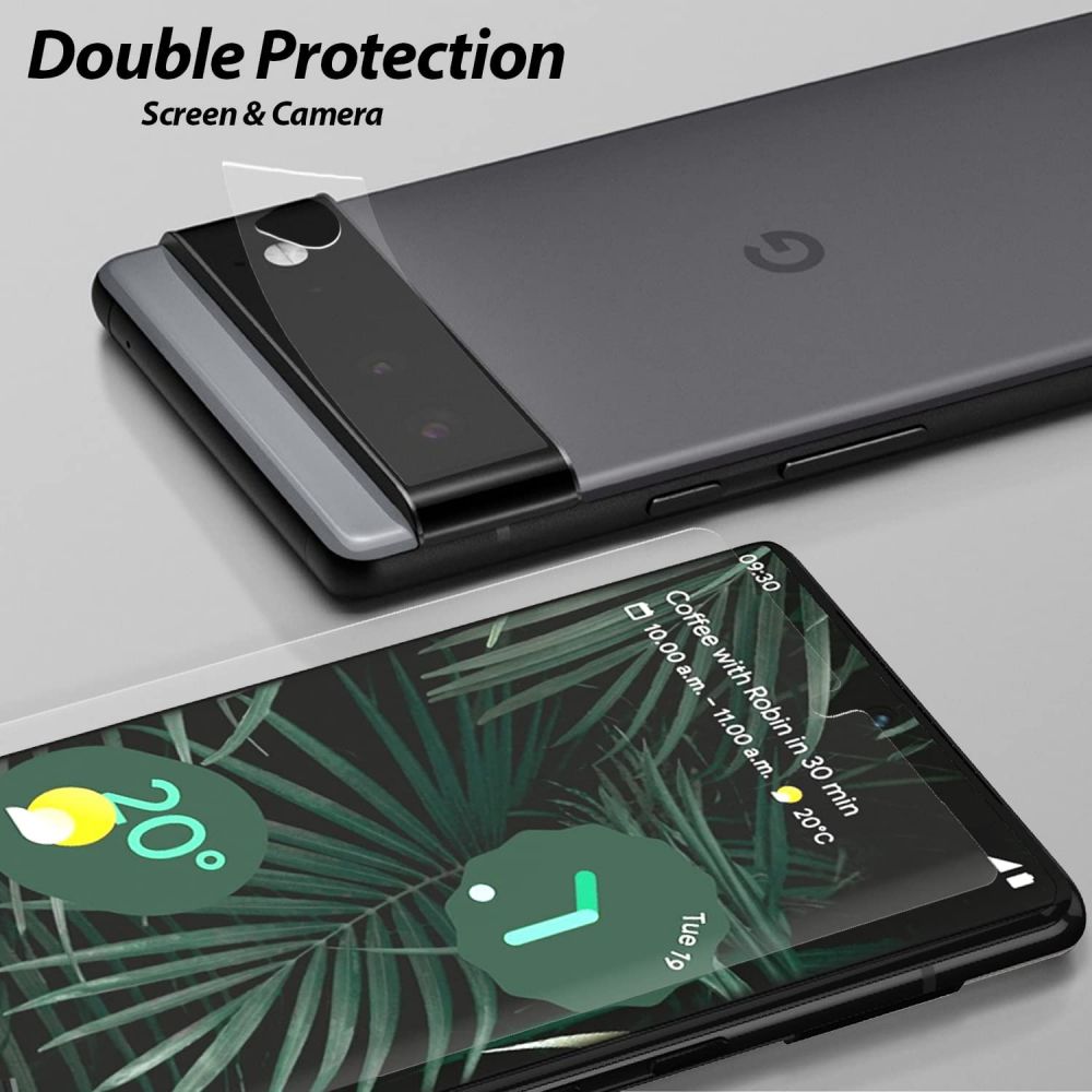 Dome Glass Screen Protector (2 Stück) Google Pixel 6 Pro