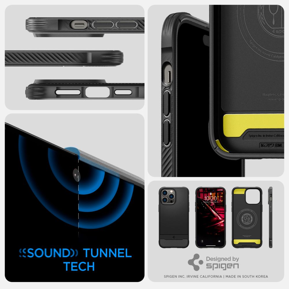 Case Rugged Armor Mag iPhone 14 Pro Black