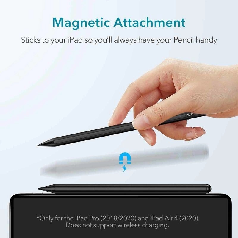 Digital + Magnetic Stylus Pen für iPad, schwarz