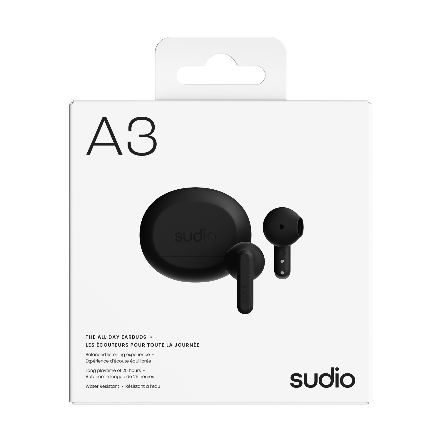 A3 Kabellose In-Ear Kopfhörer Schwarz