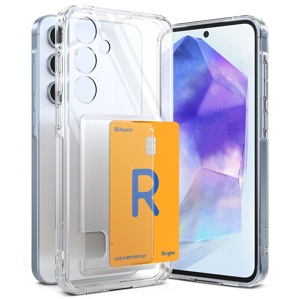 Fusion Card Case Samsung Galaxy A55 Clear