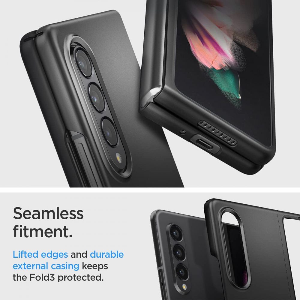 Case AirSkin Samsung Galaxy Z Fold 3 Black