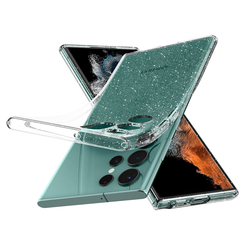Case Liquid Crystal Samsung Galaxy S22 Ultra Glitter Crystal