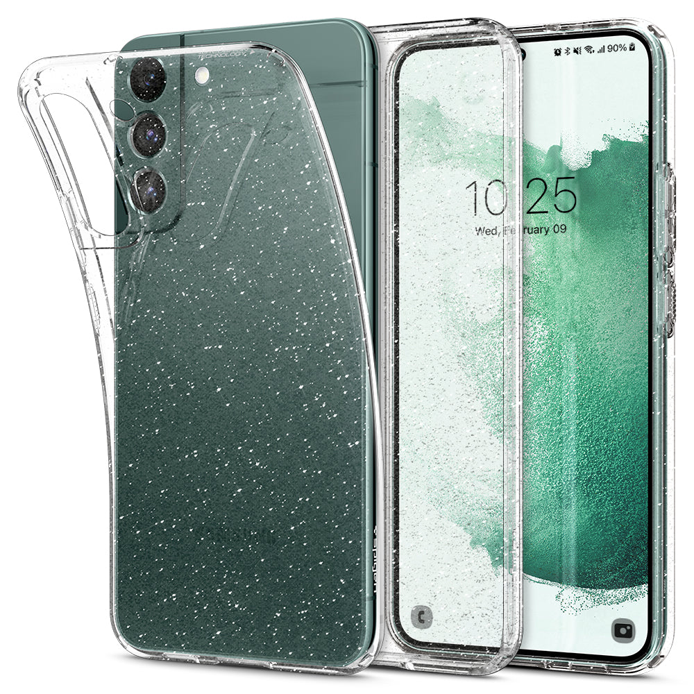 Case Liquid Crystal Samsung Galaxy S22 Plus Glitter Crystal
