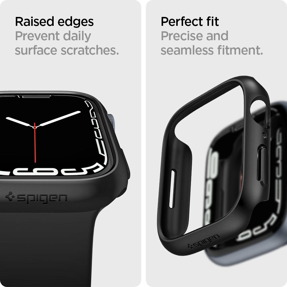 Case Thin Fit Apple Watch 45mm Series 9 Black