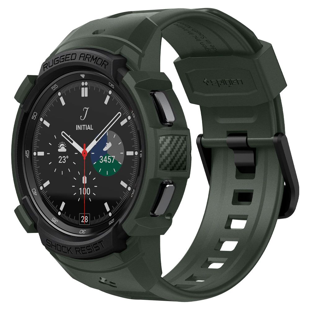 Case Rugged Armor Pro Samsung Galaxy Watch 4 Classic 46mm Grün