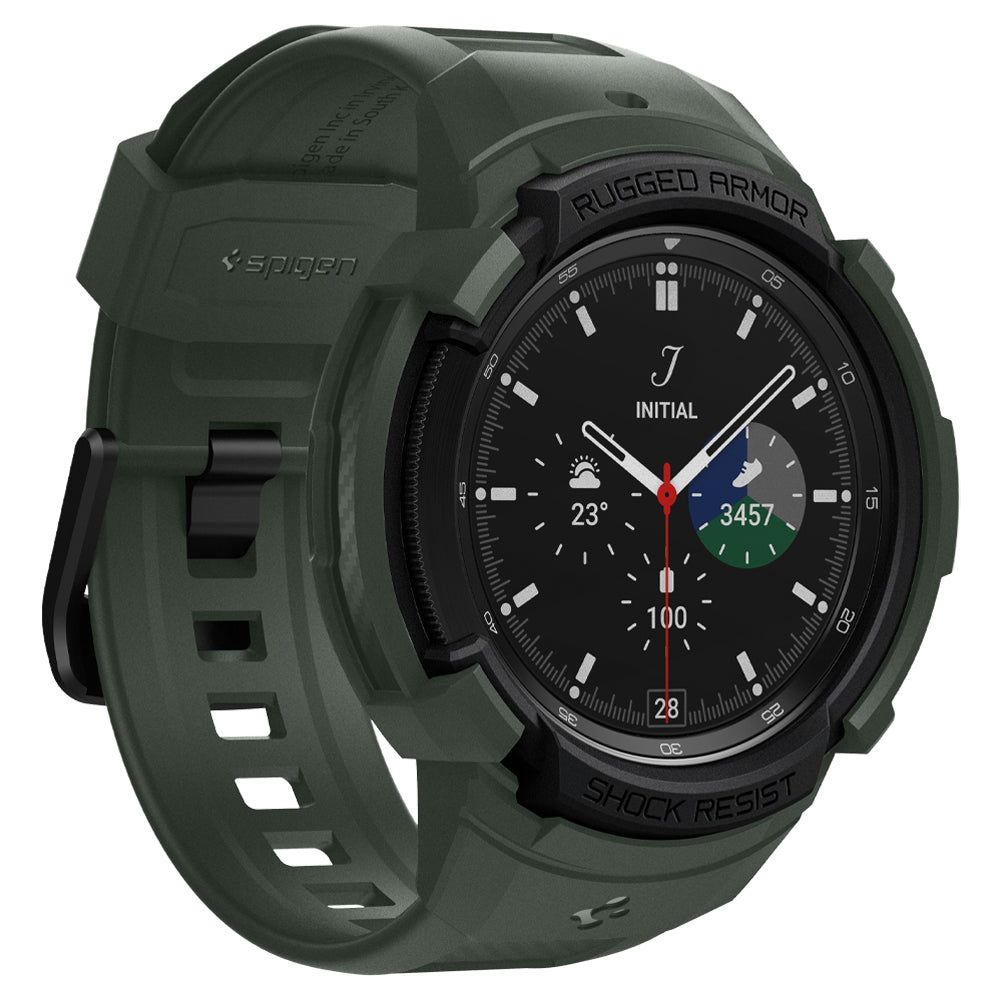 Case Rugged Armor Pro Samsung Galaxy Watch 4 Classic 46mm Grün