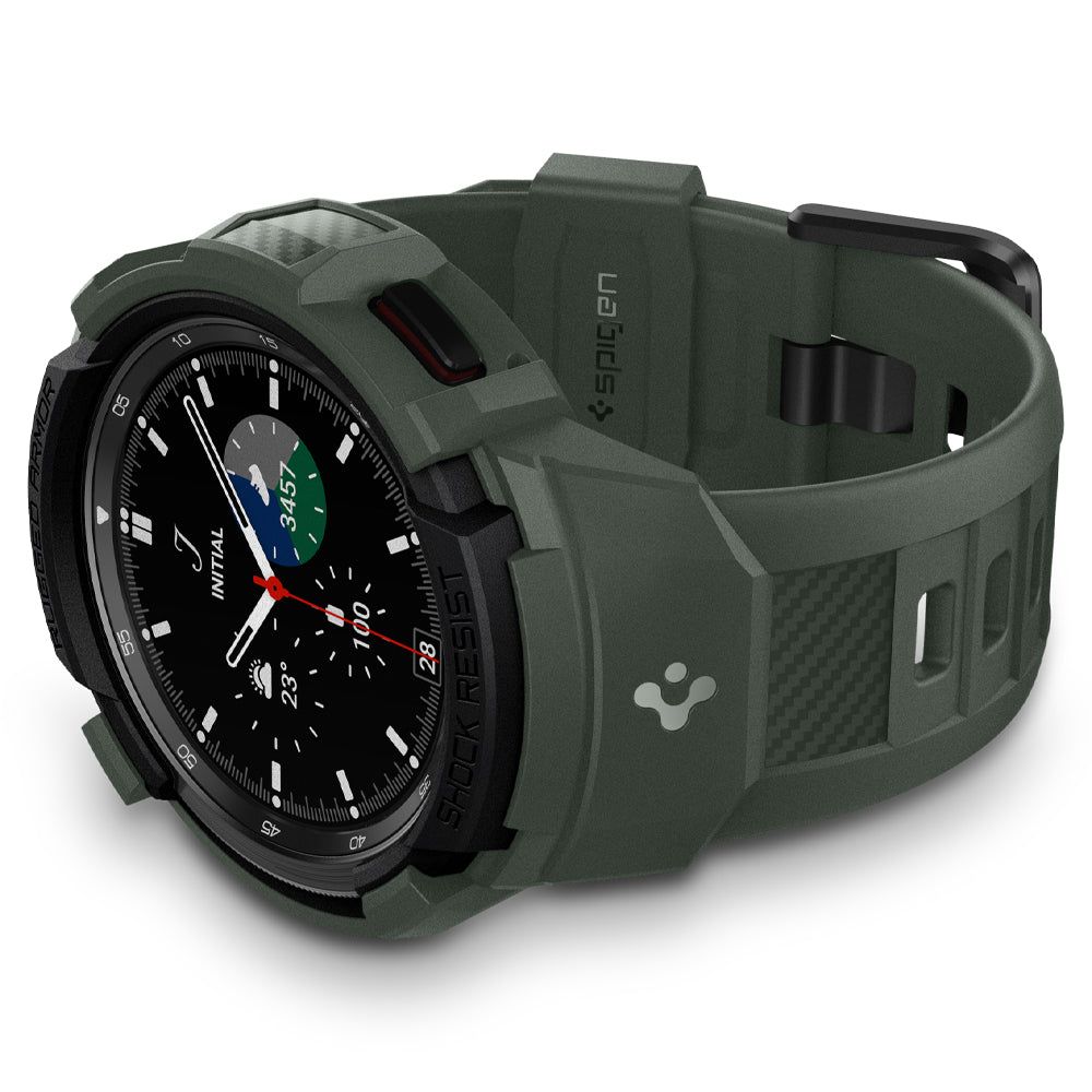 Case Rugged Armor Pro Samsung Galaxy Watch 4 Classic 46mm Grün