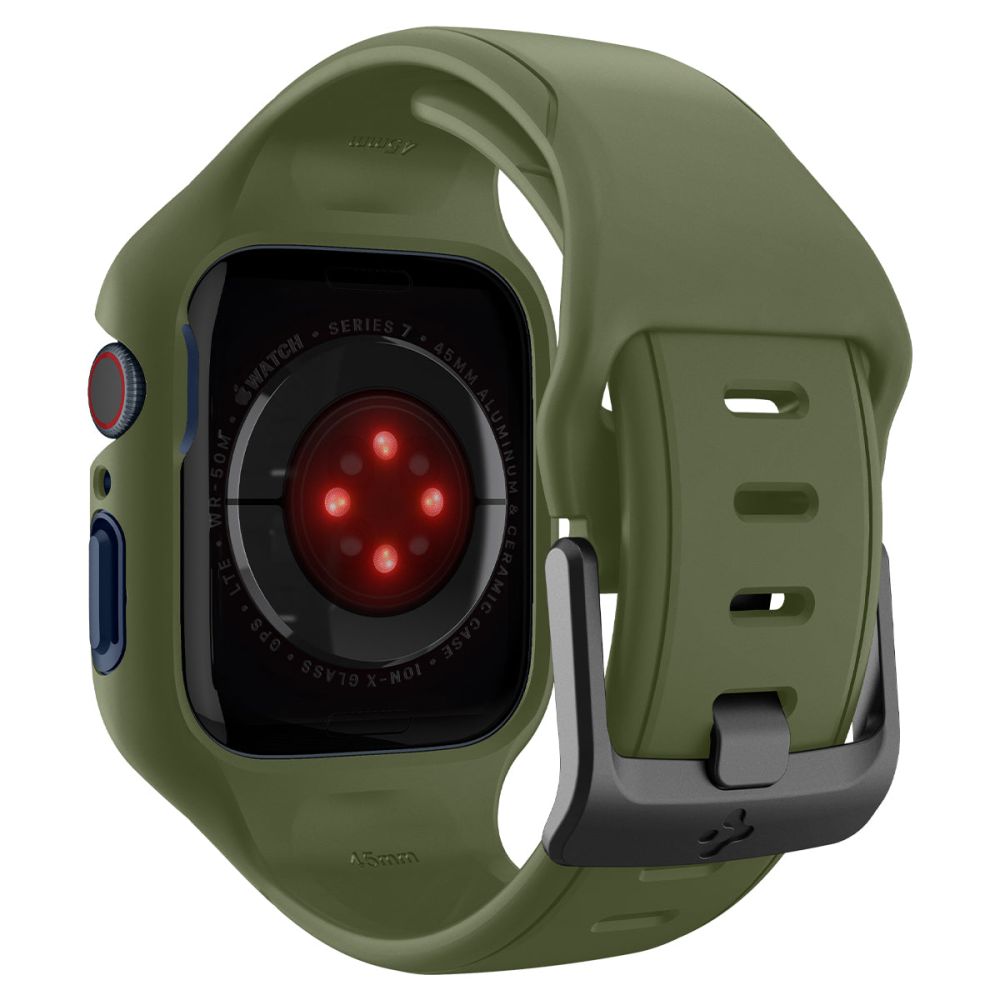 Liquid Air Pro Case Apple Watch 45mm Series 7 Moss Green