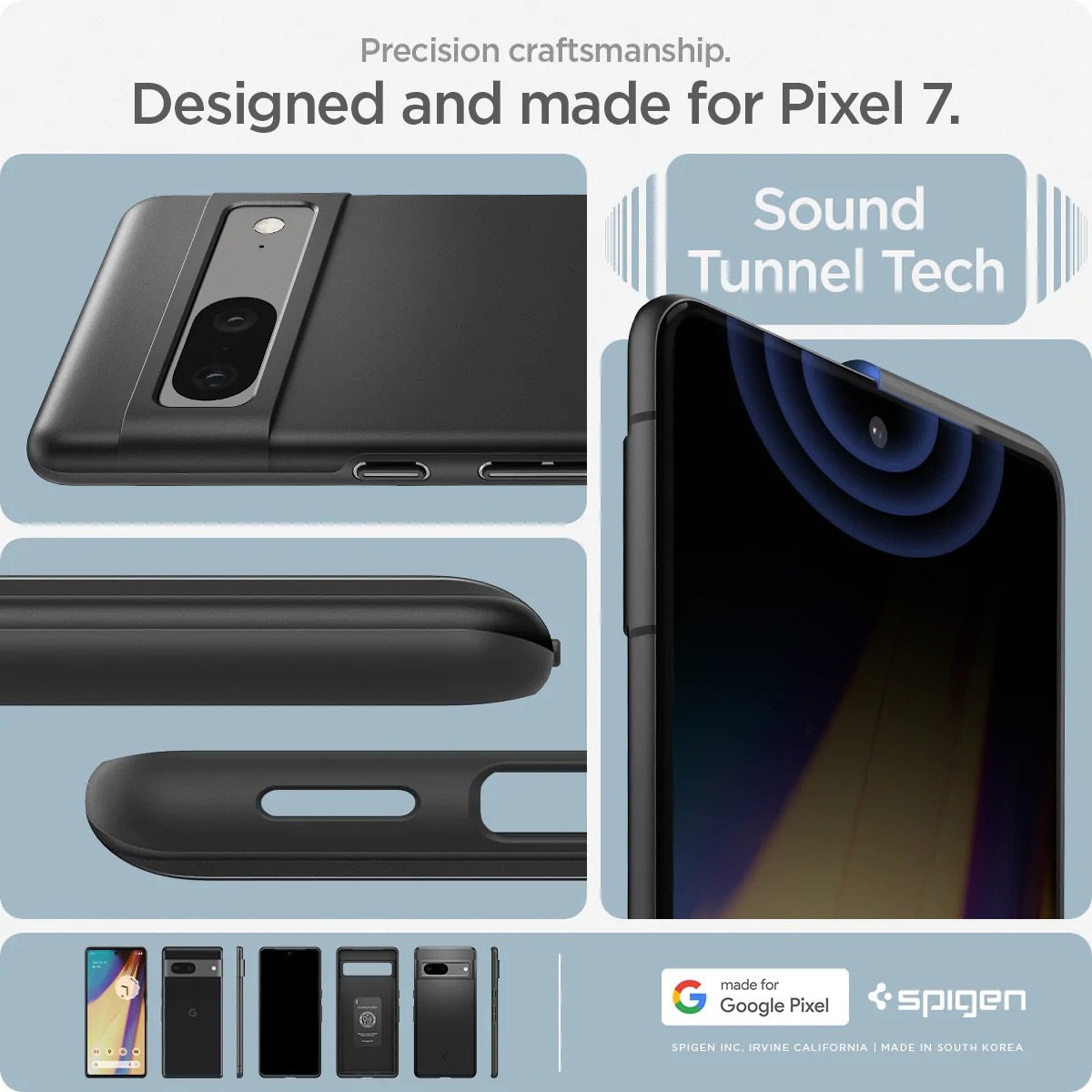Case Thin Fit Google Pixel 7 Black